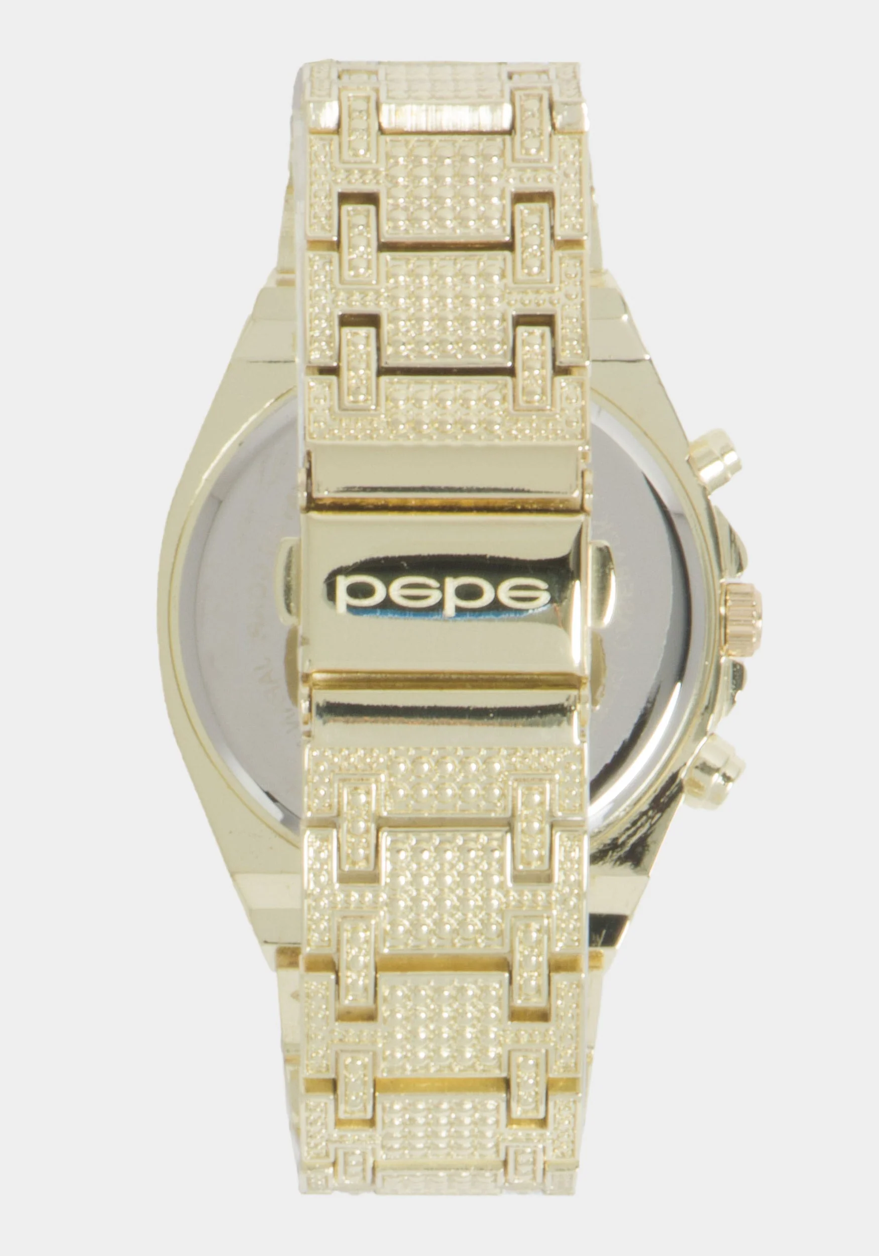 Full Pave Crystal Dial Crystal Bezel Watch - Image 3