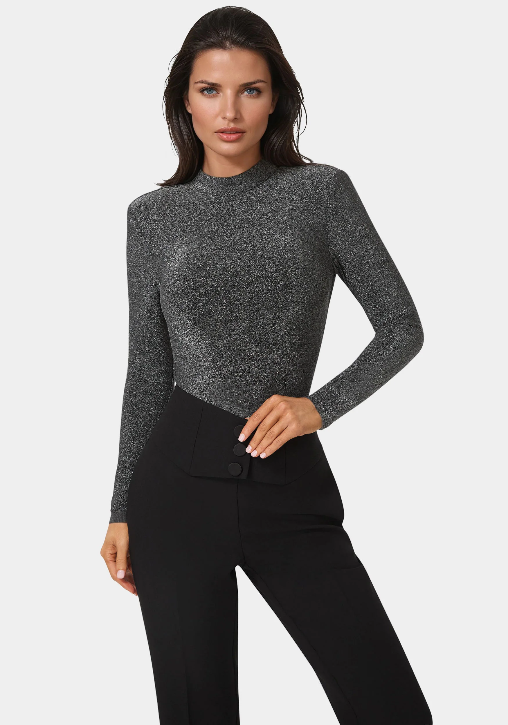 Glittery Back Jewel Bodysuit - Image 2