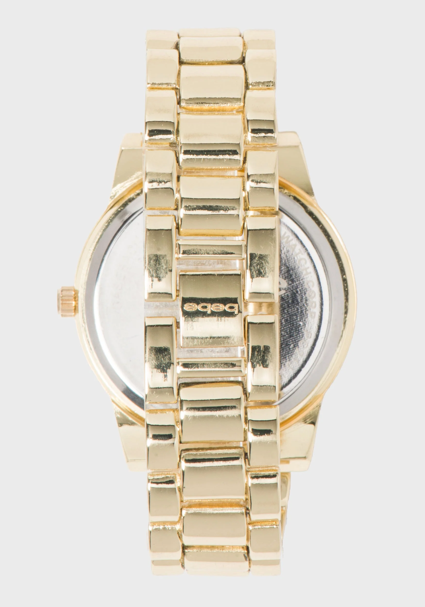 Gold Crystal Bezel Watch - Image 3