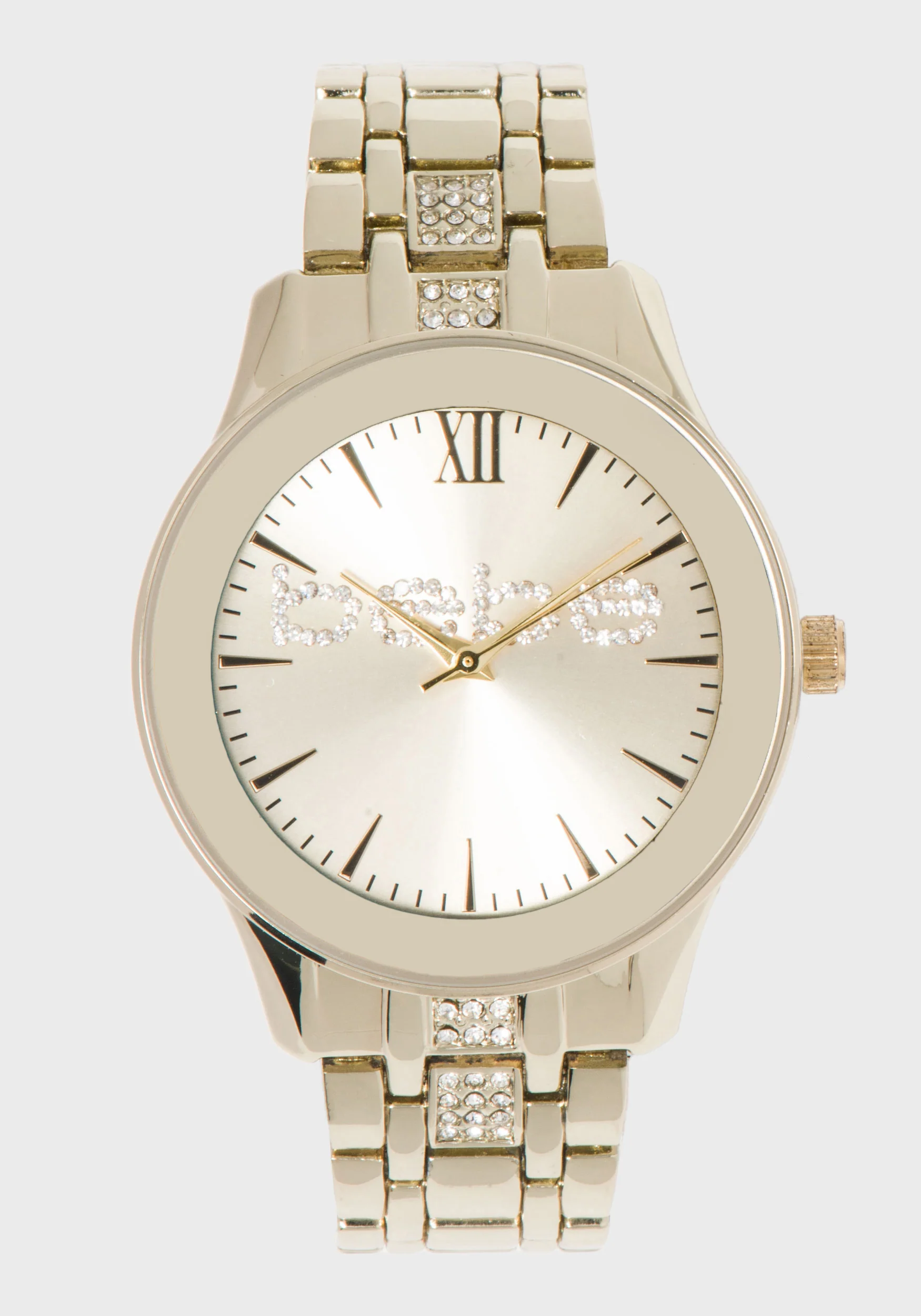Gold Crystal Logo Watch - Image 2