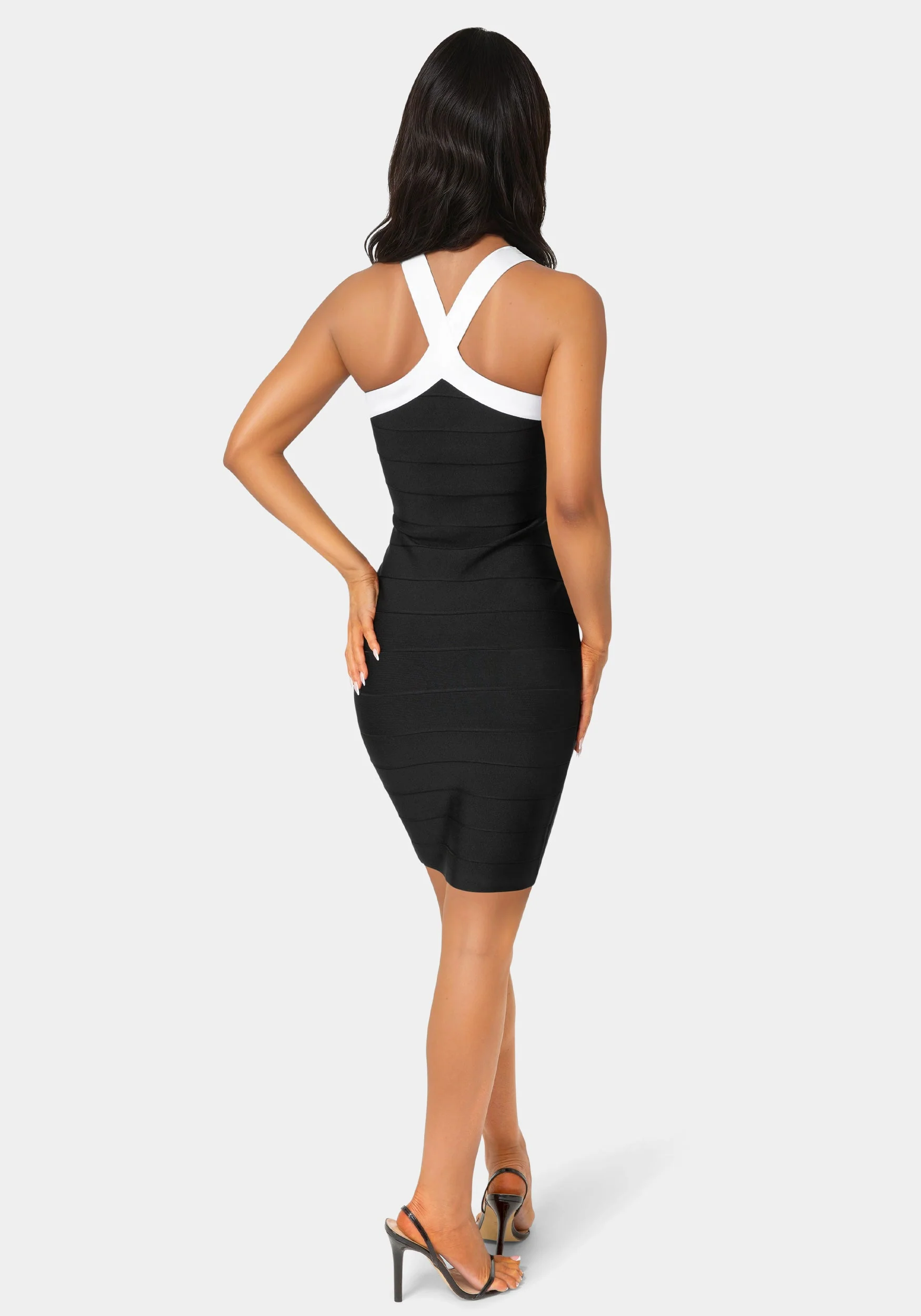 Halter Bandage Dress - Image 3