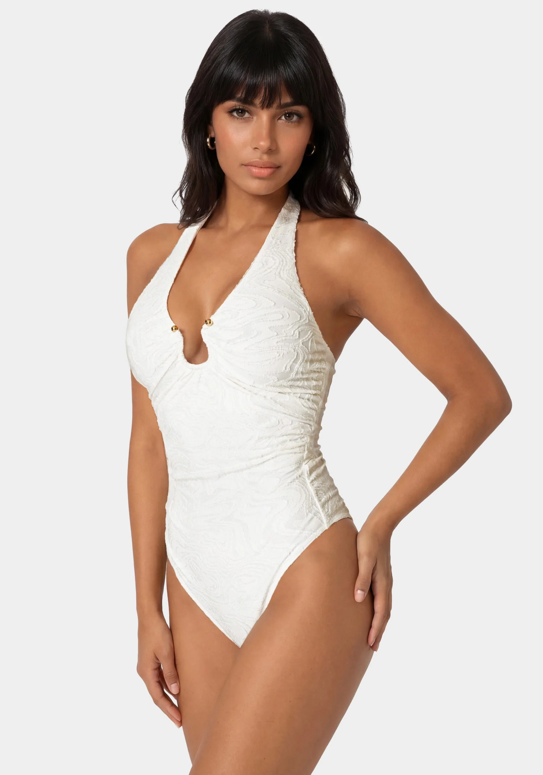 Halter Neck Knit Bodysuit - Image 5