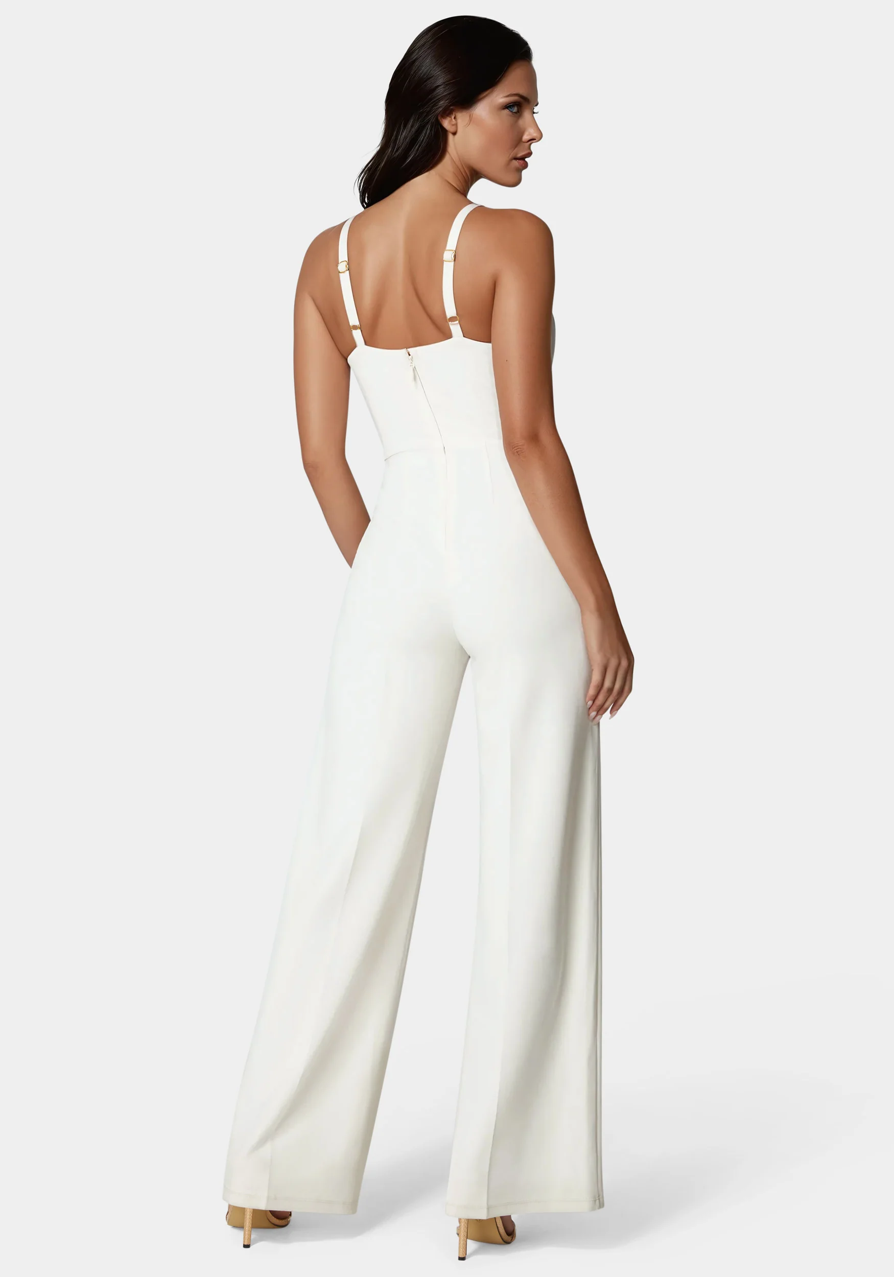 Halter Palazzo Leg Jumpsuit - Image 3