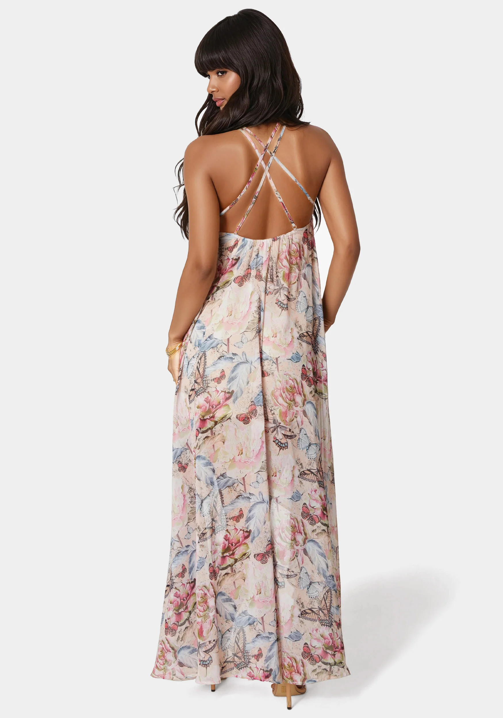 High Low Chiffon Maxi Dress - Image 3