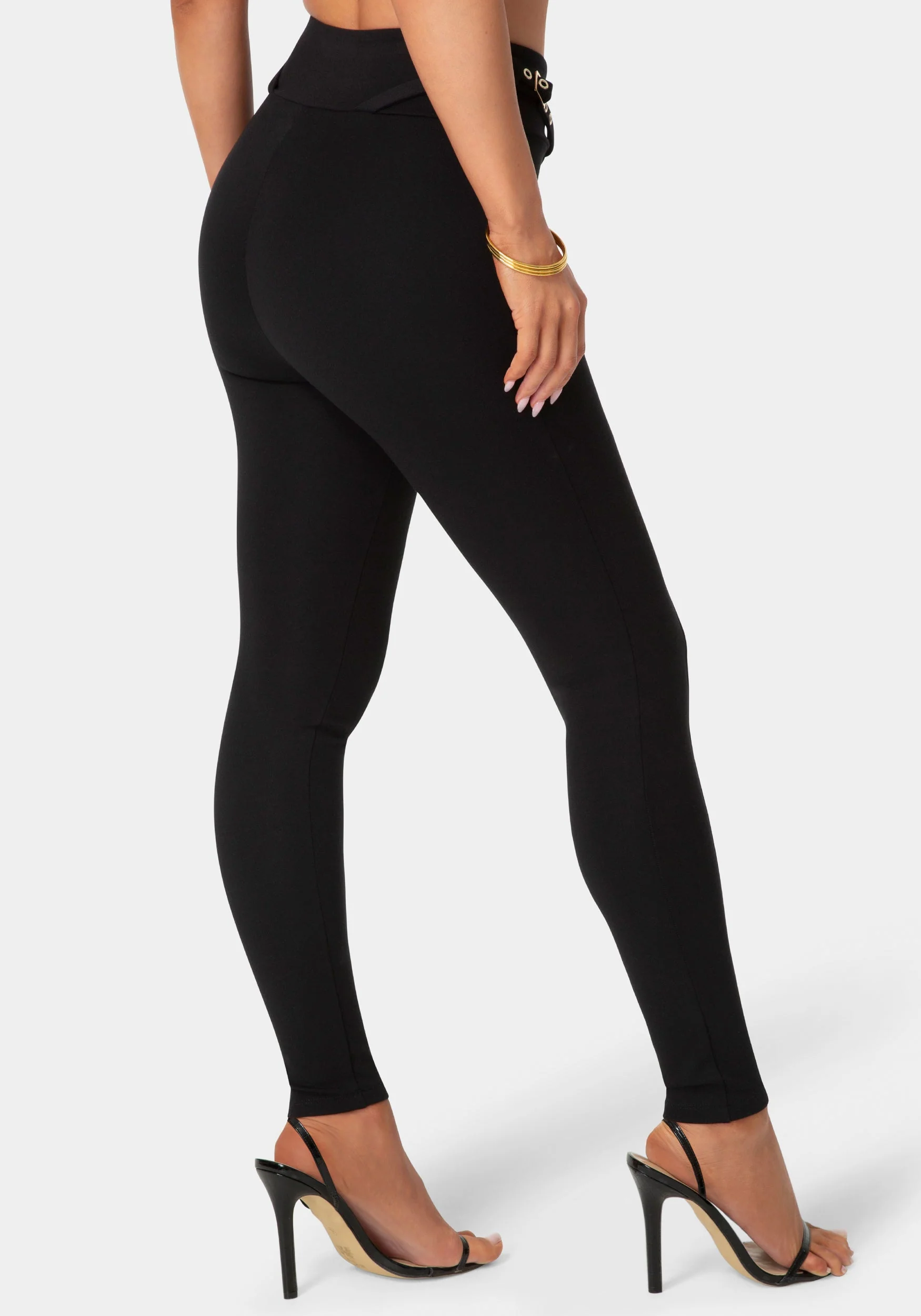 High Waist Belted Legging - Image 3