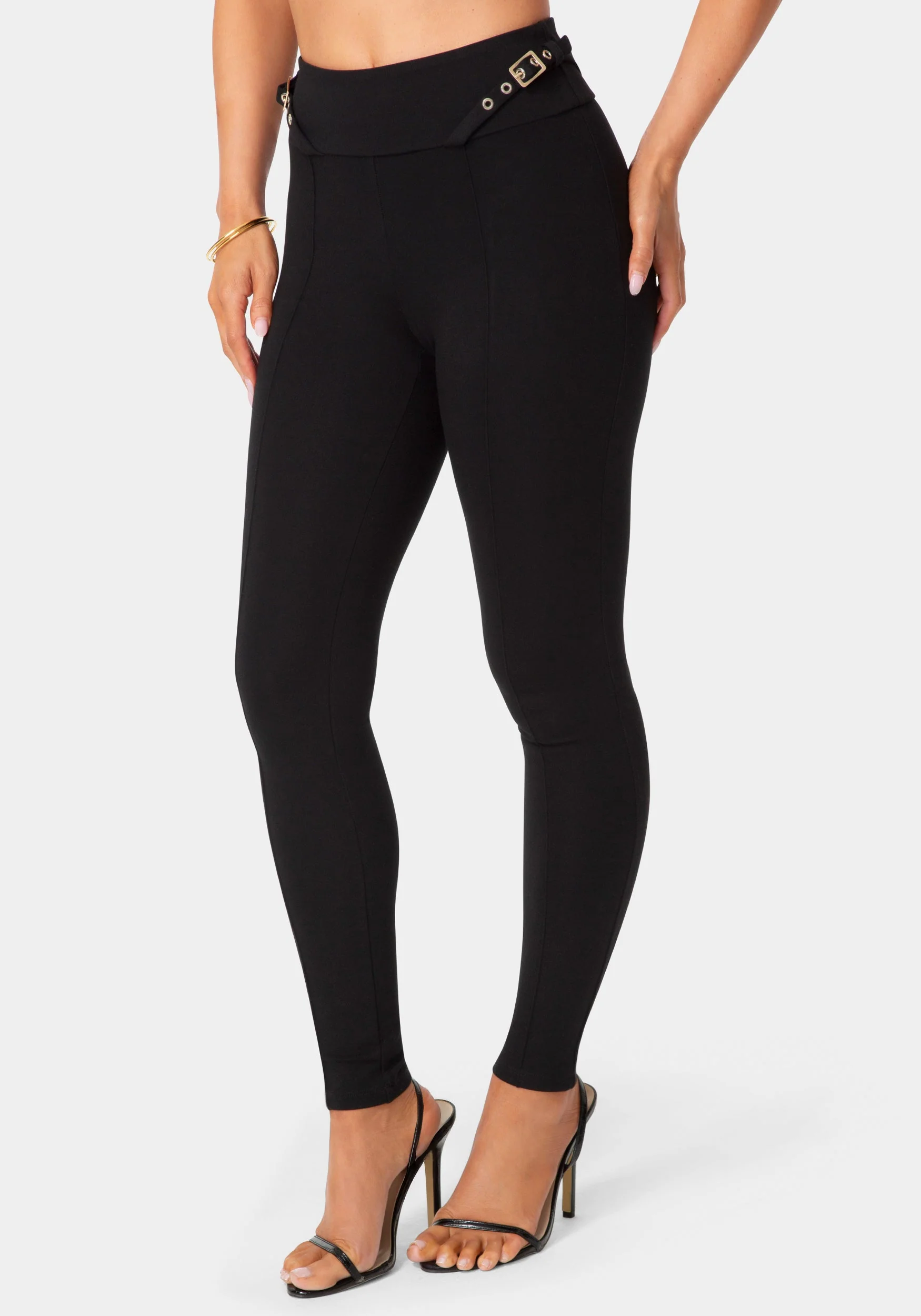 High Waist Belted Legging - Image 5