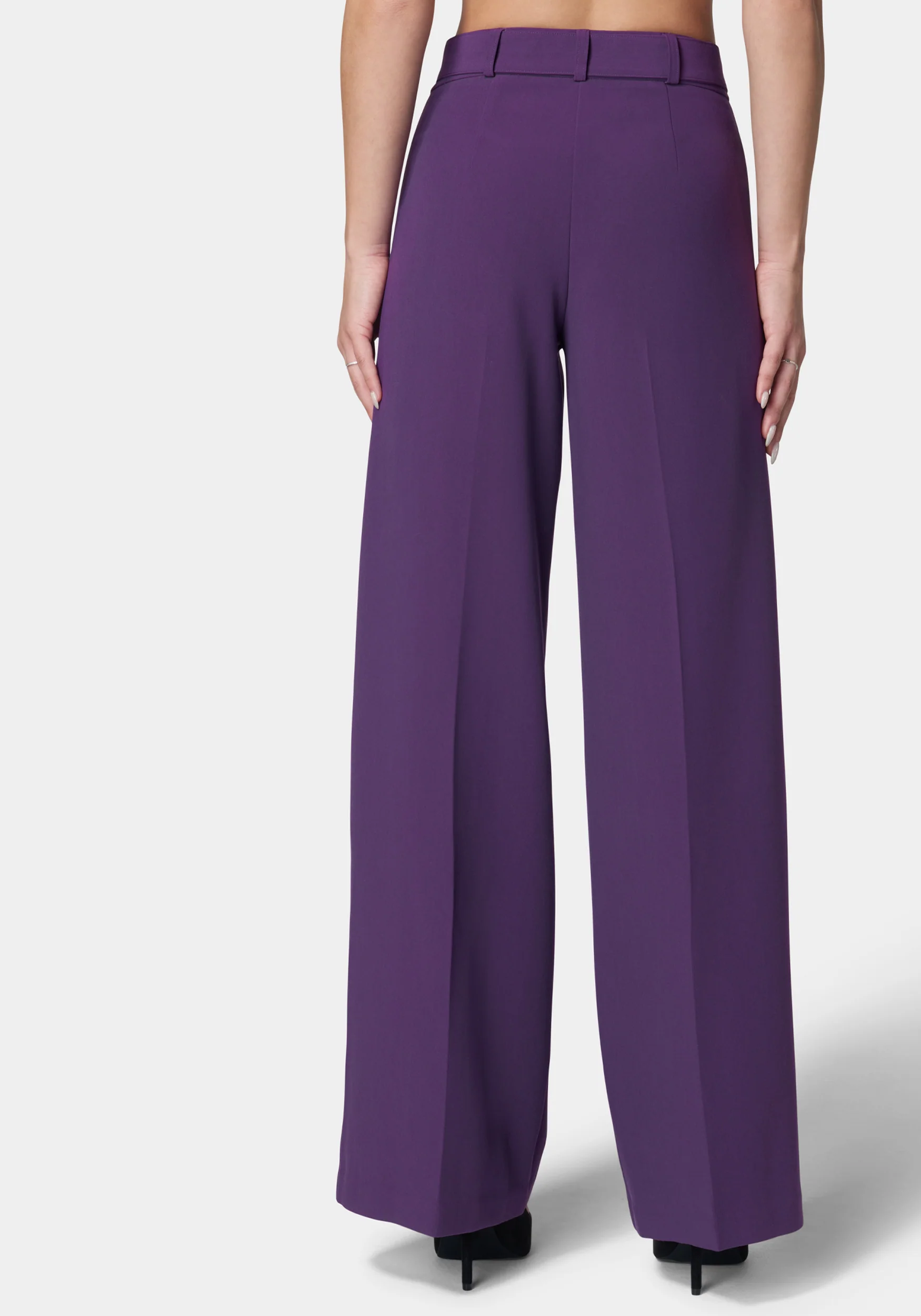 High Waist Belted Wide Leg Pant - Image 3
