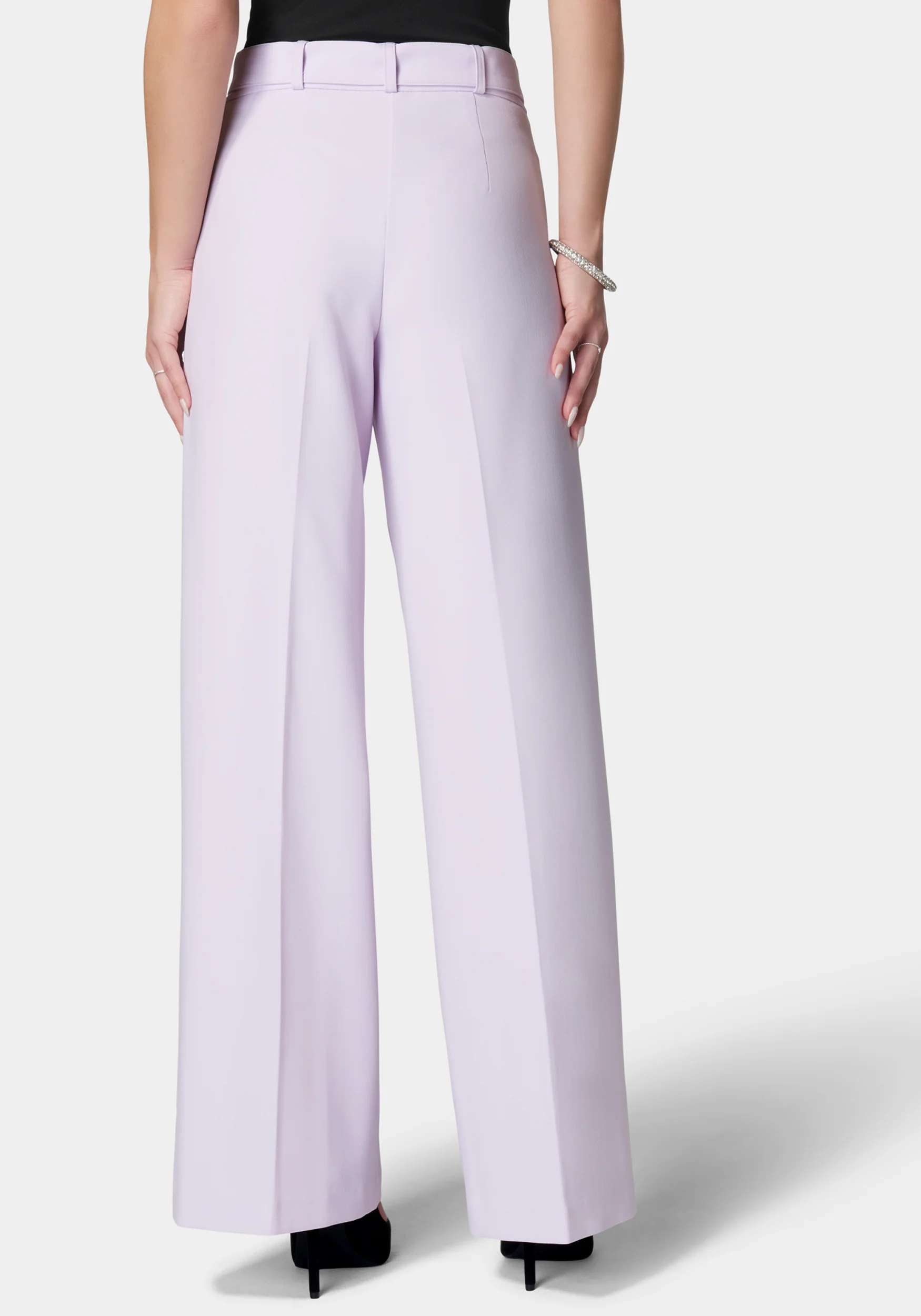 High Waist Belted Wide Leg Pant - Image 3