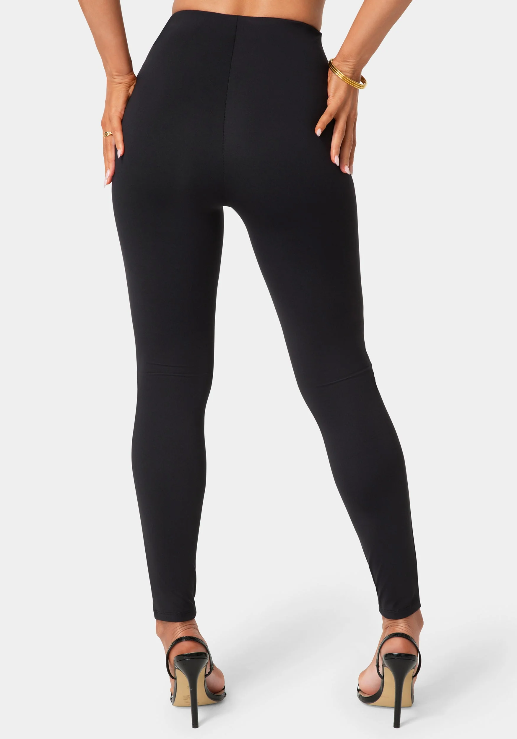 High Waist Draped Sash Legging - Image 3
