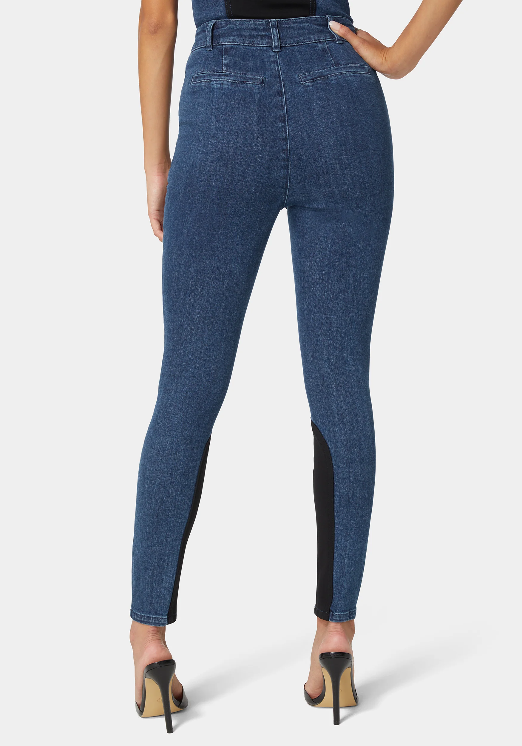 High Waist Pdr Combo Skinny Leg Jeans - Image 3