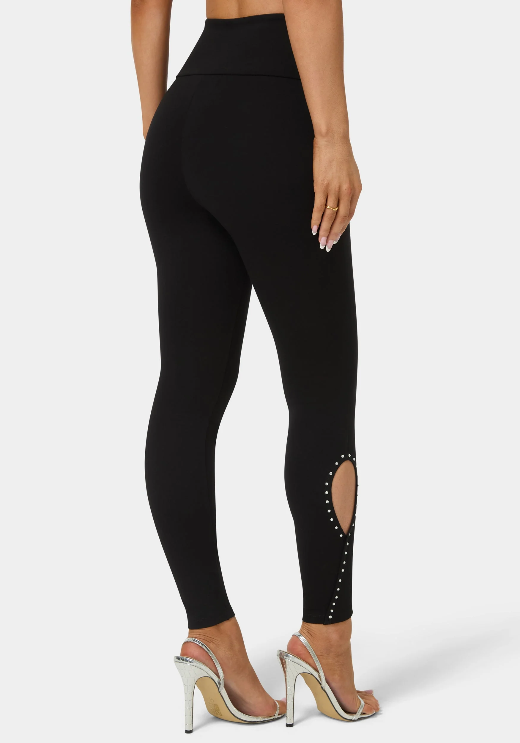 High Waist Rhinestone Legging - Image 2
