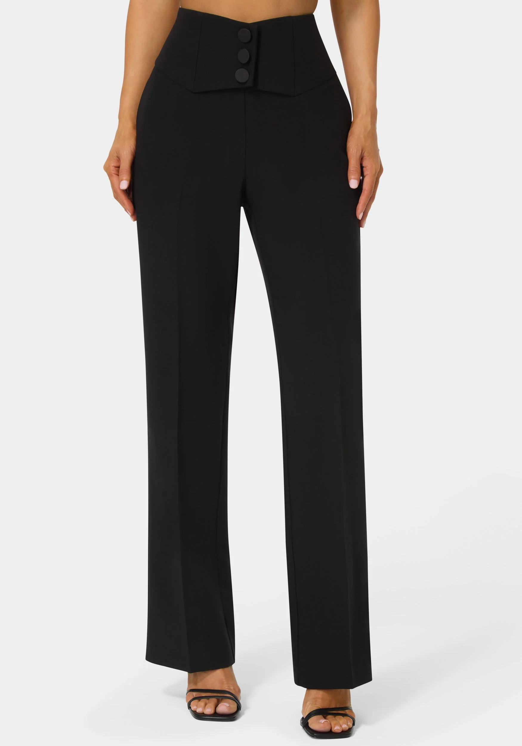 High Waist Straight Leg Pant