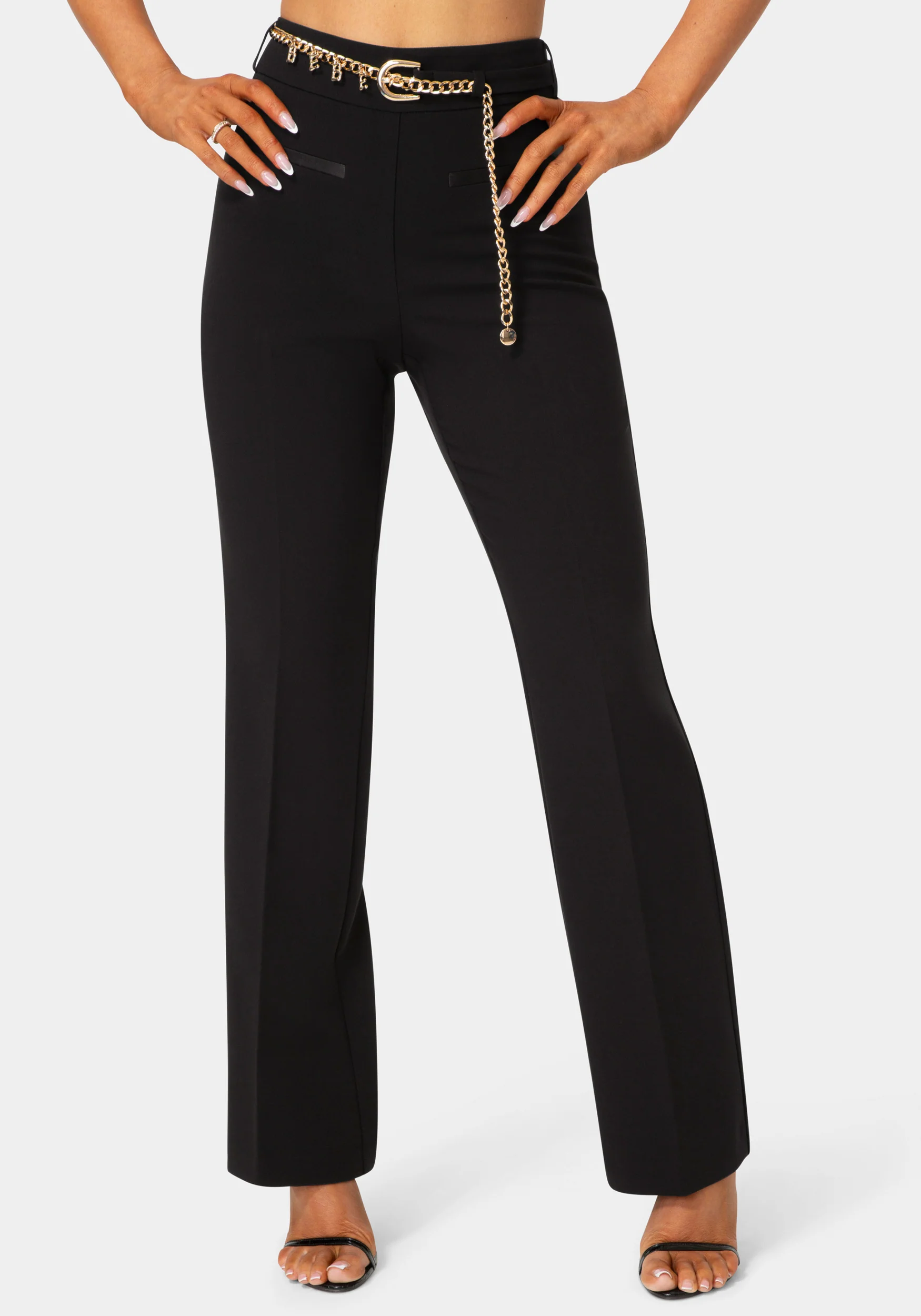 High Waist Straight Leg Pant