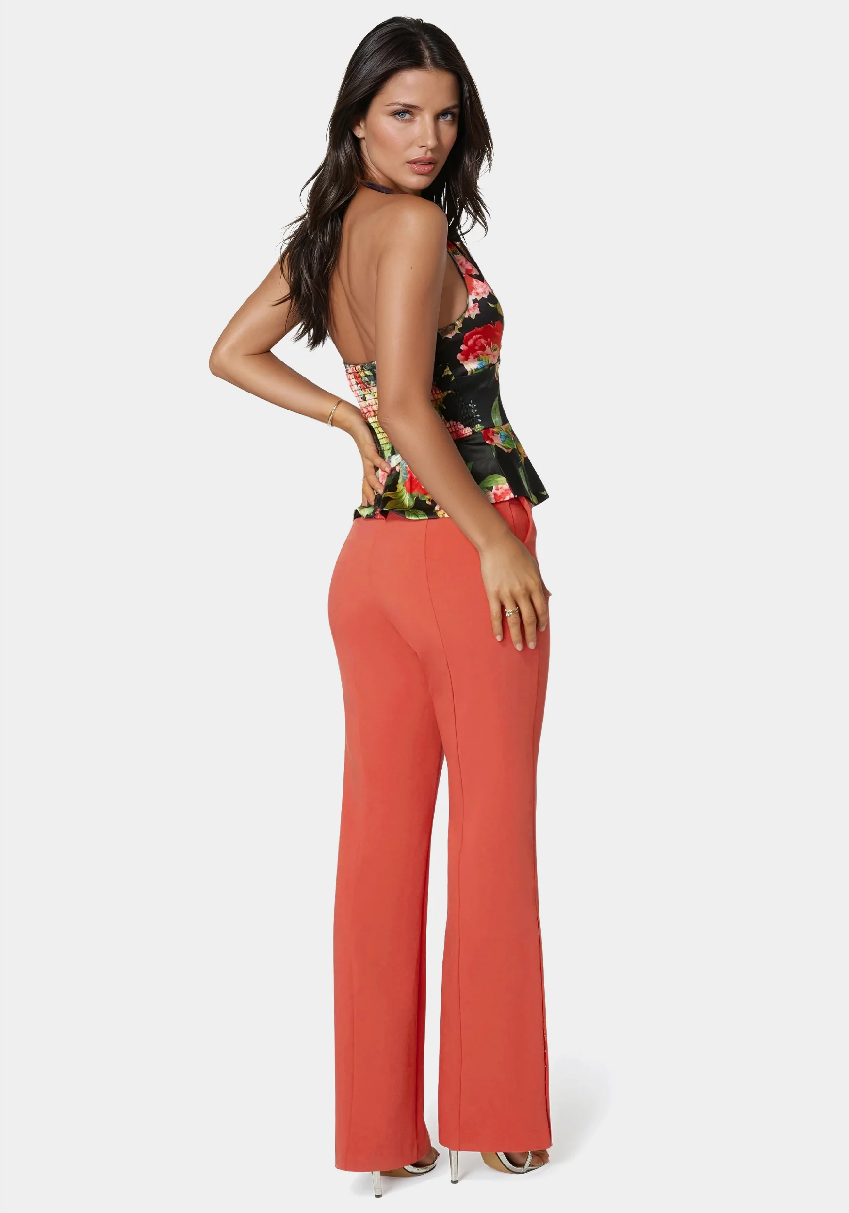 High Waist Tailored Straight Leg Pant - Image 4