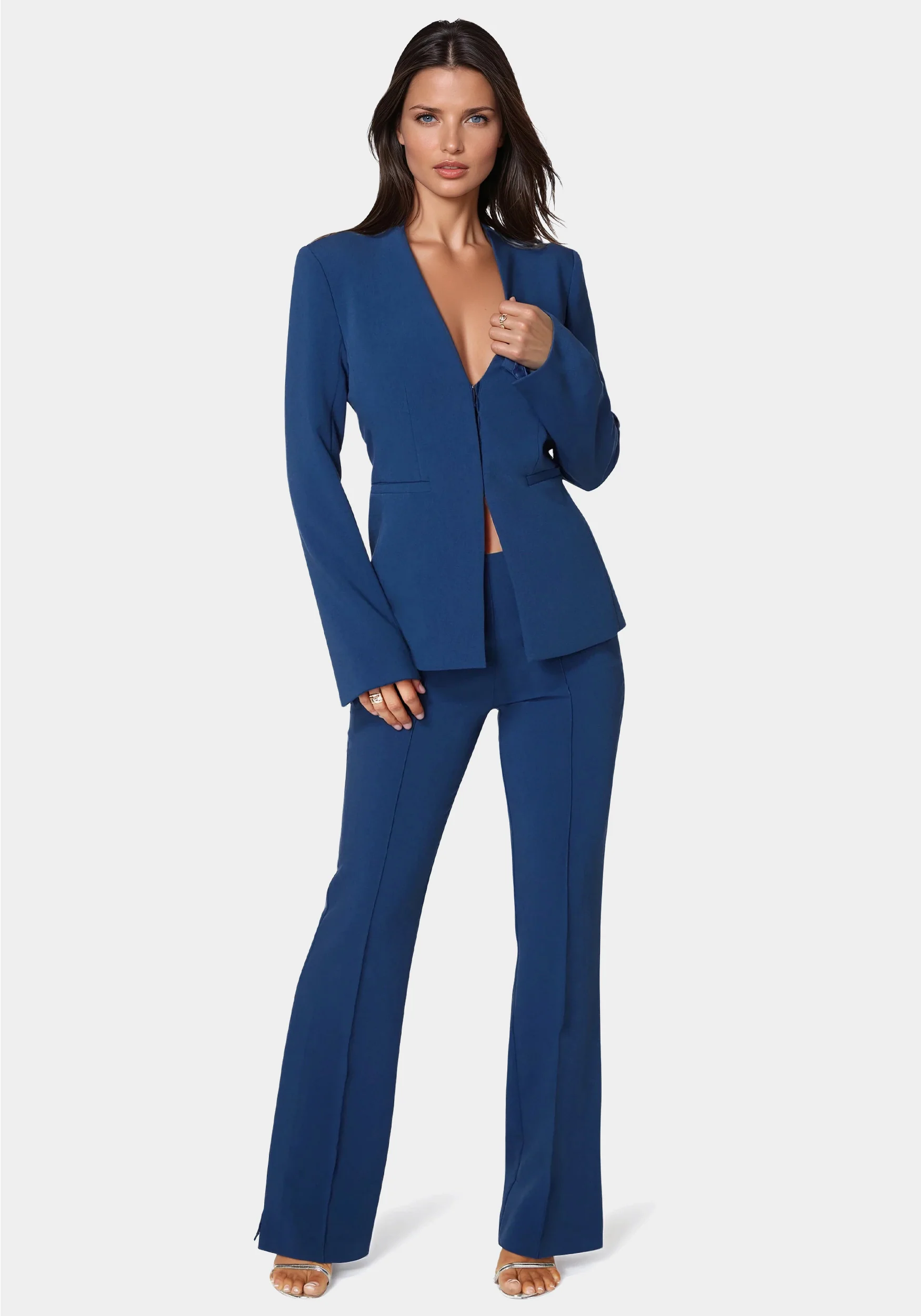 High Waist Tailored Straight Leg Pant - Image 3