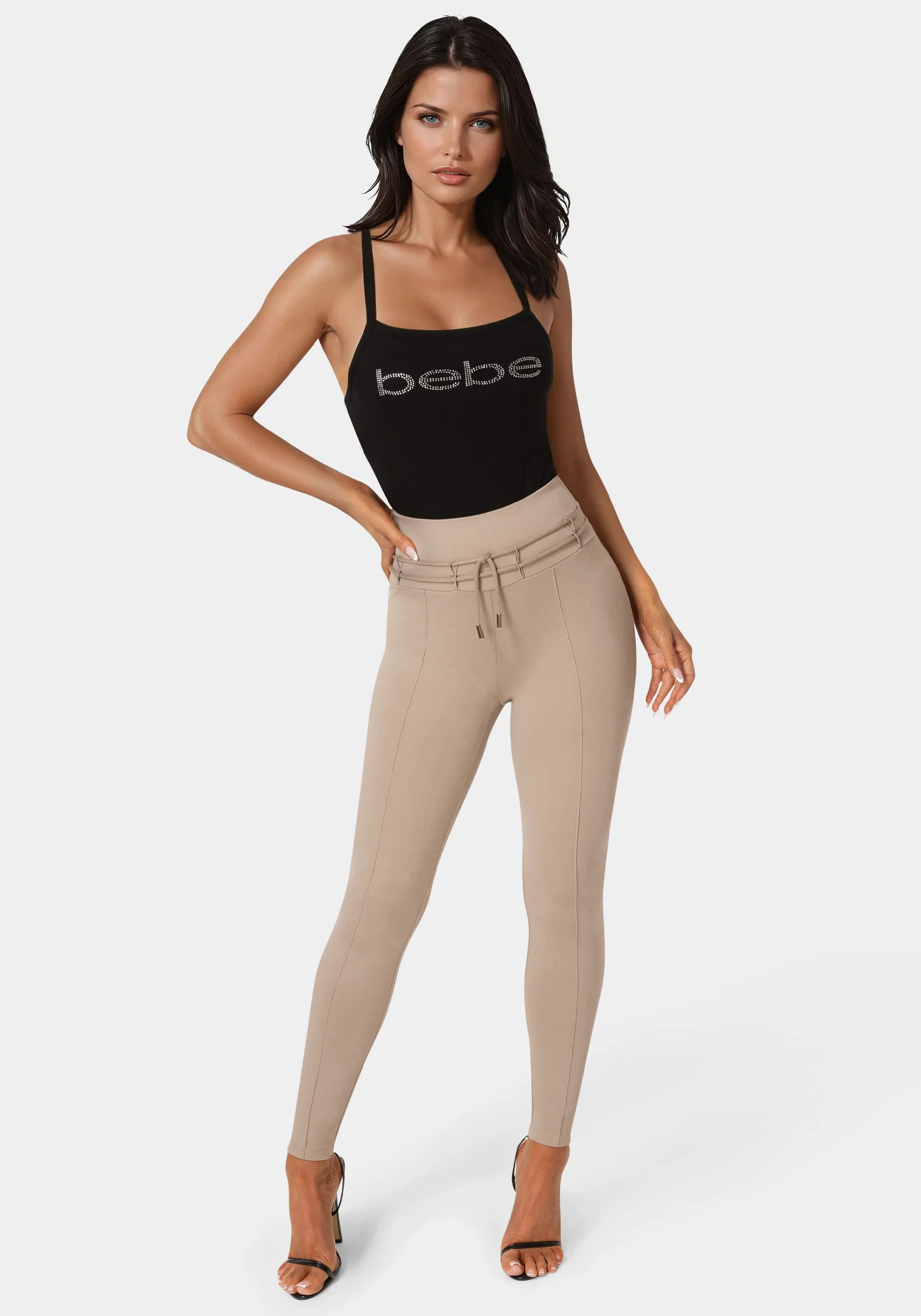 High Waist Thin Belts Legging - Image 2