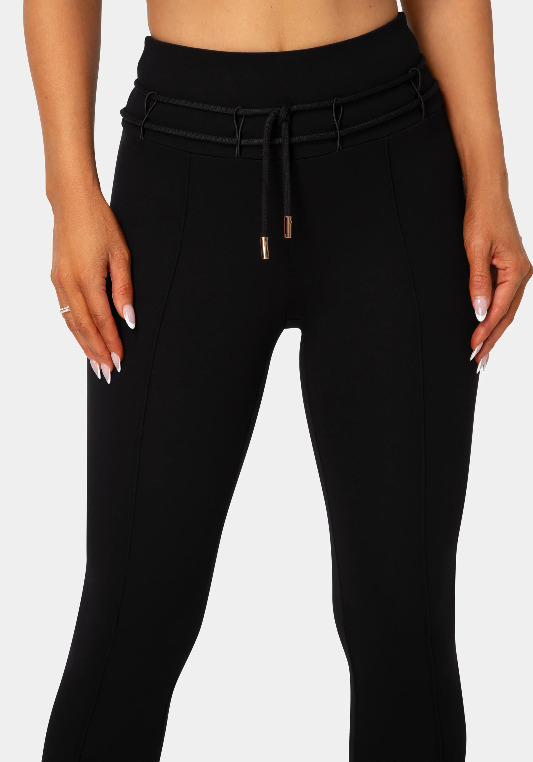 High Waist Thin Belts Legging - Image 4