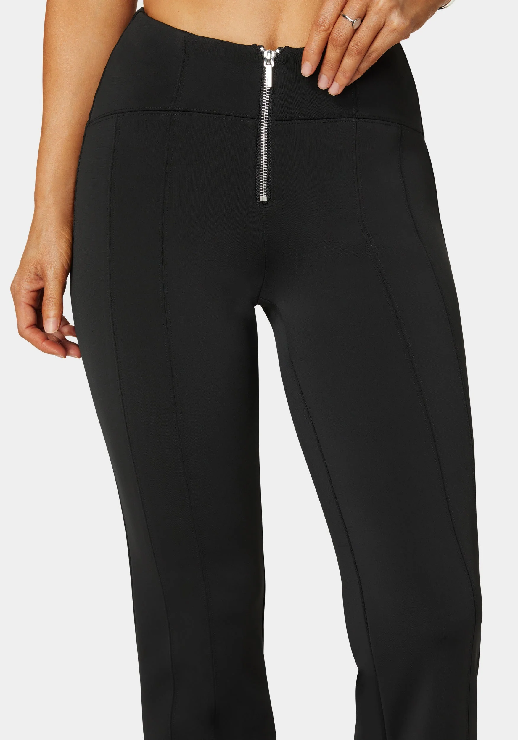 High Waisted Mini Flared Pant - Image 3