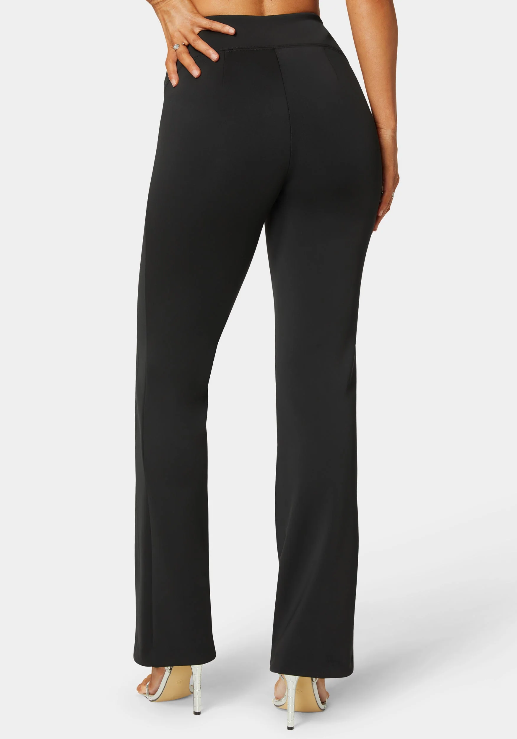 High Waisted Mini Flared Pant - Image 4