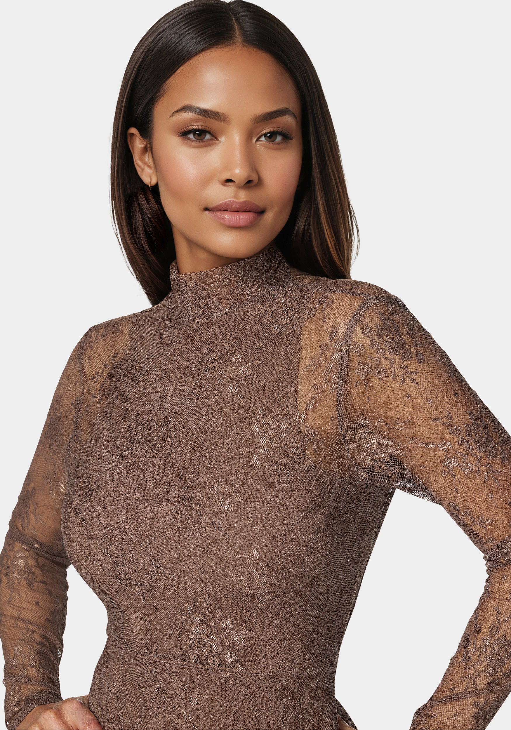 Illusion Lace Maxi Dress - Image 4