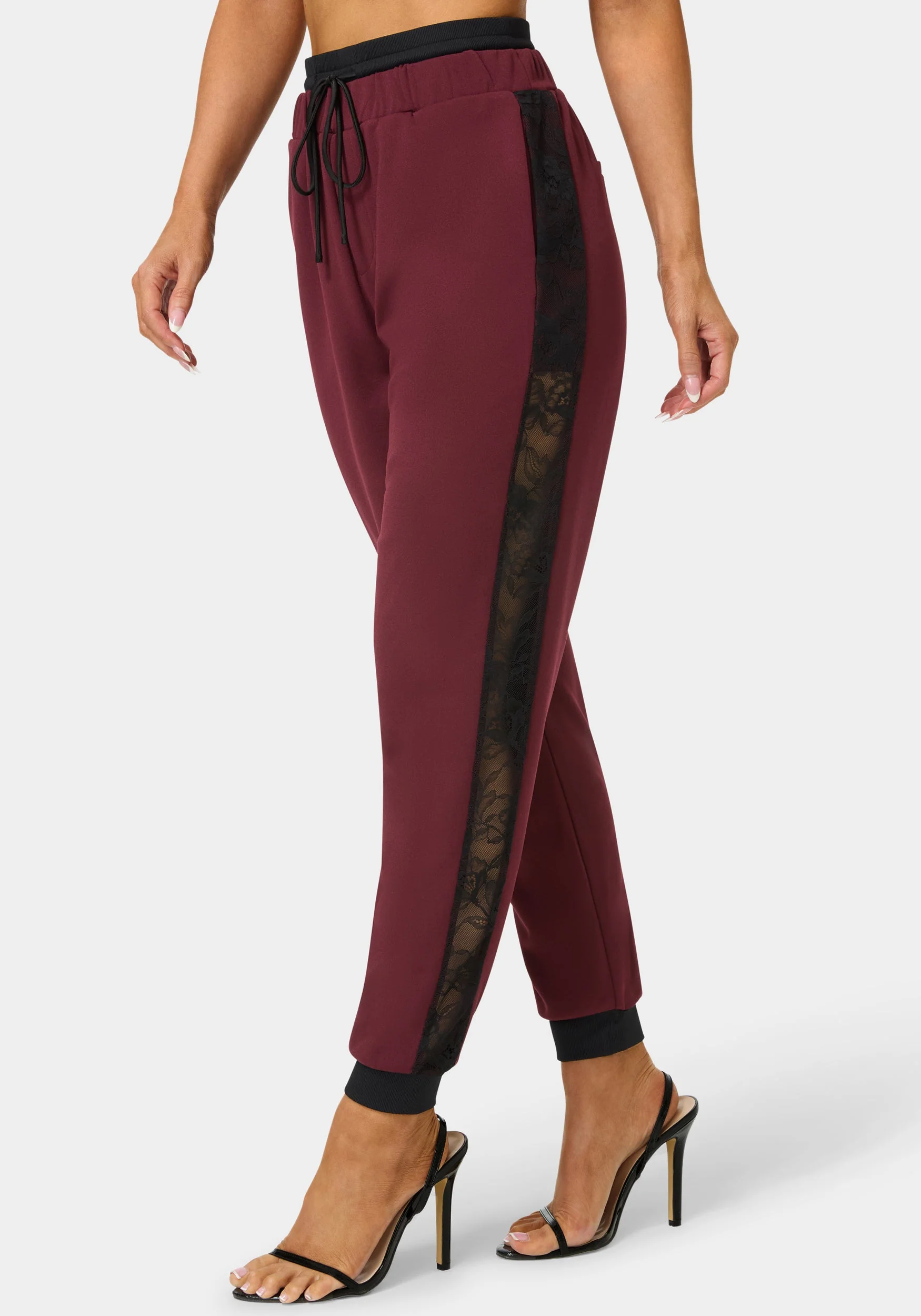 Lace Combo Jogger
