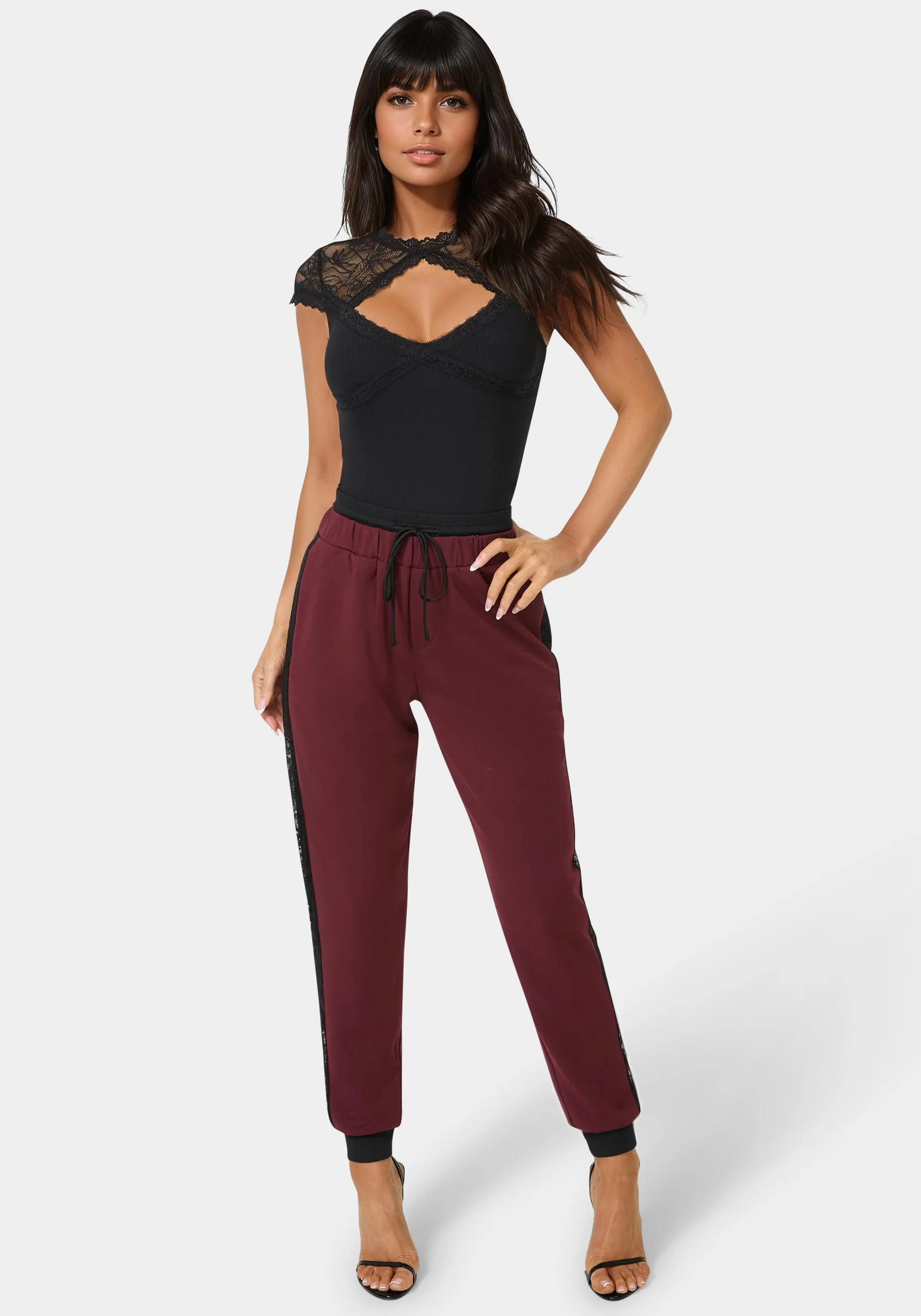 Lace Combo Jogger - Image 3
