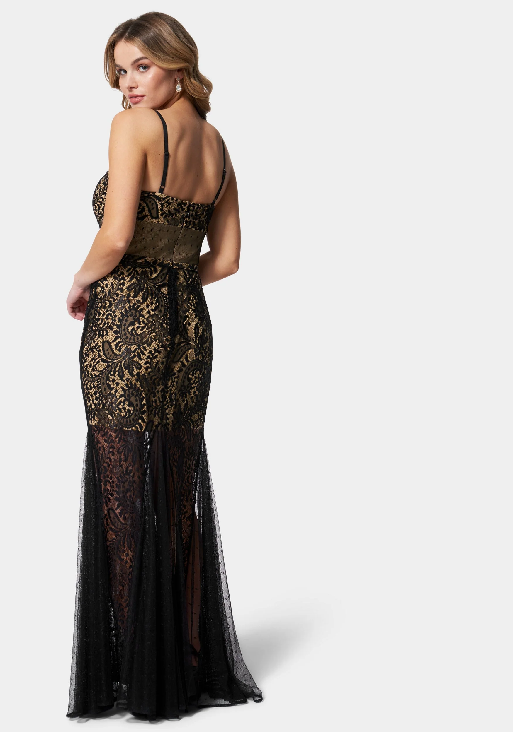Lace Corset Mermaid Gown - Image 3