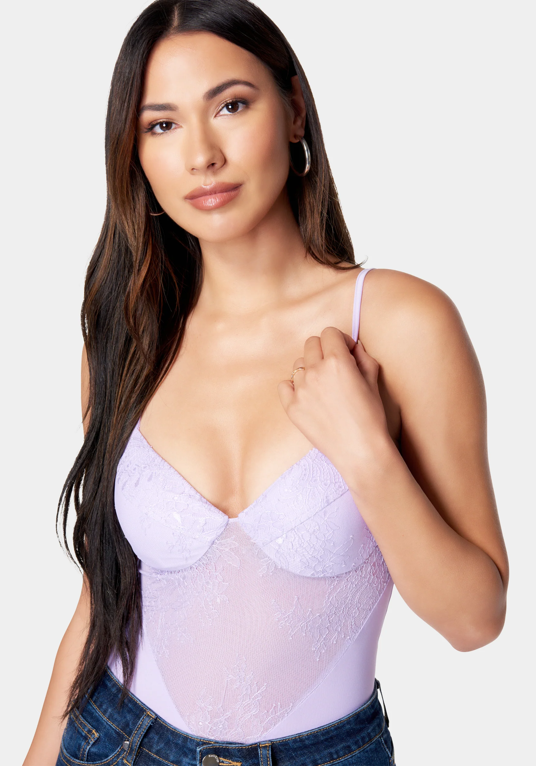 Lace Detail Bodysuit - Image 4