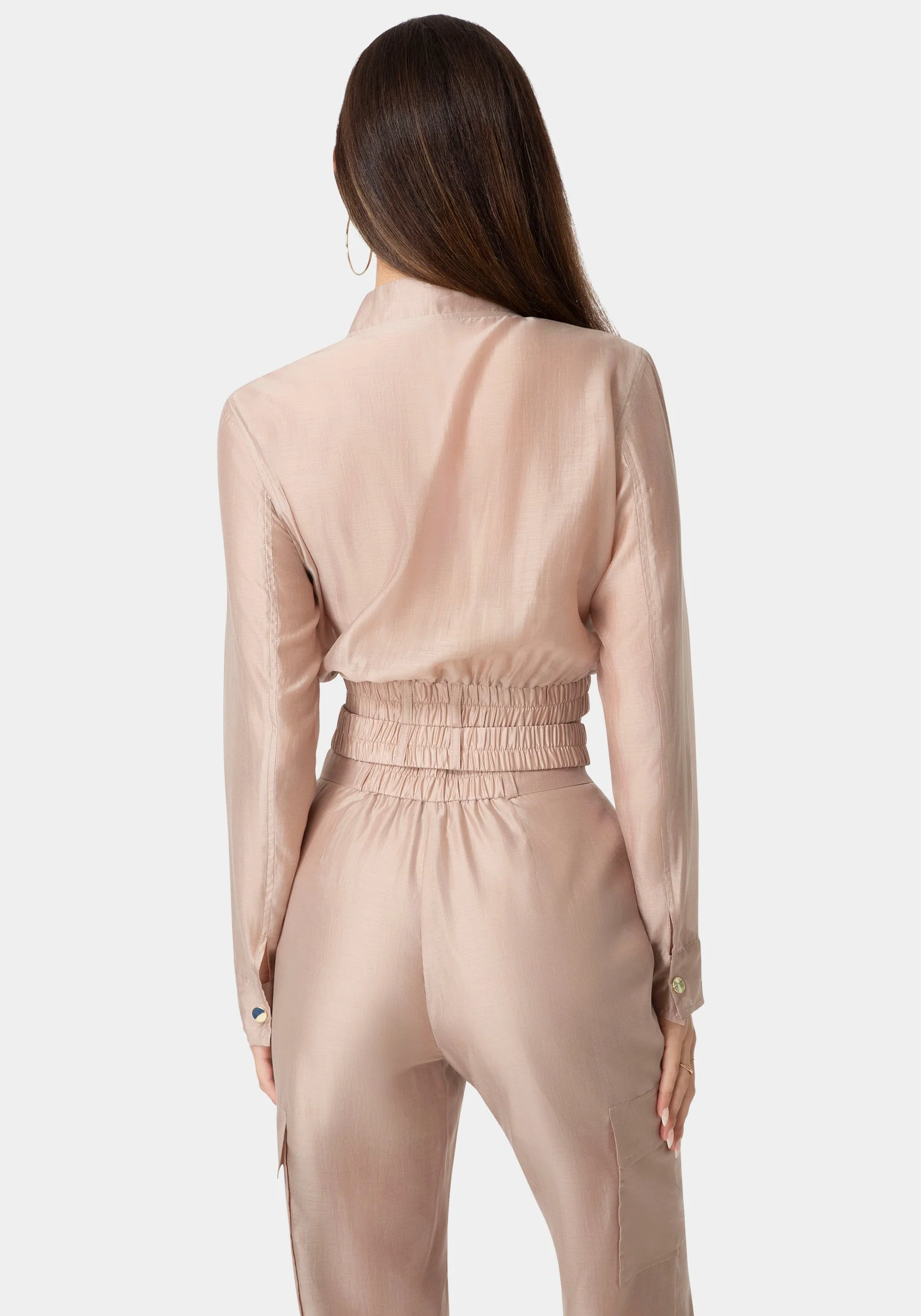 Light Sheer Voile Bomber - Image 3