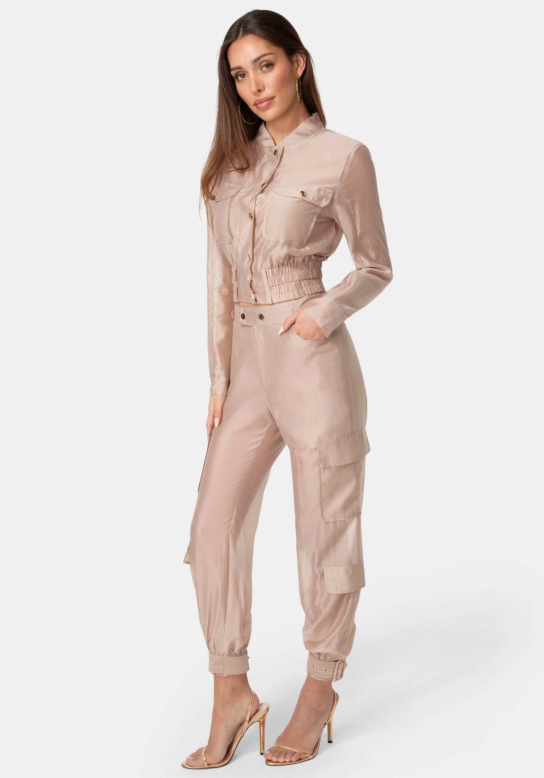 Light Sheer Voile Bomber - Image 4