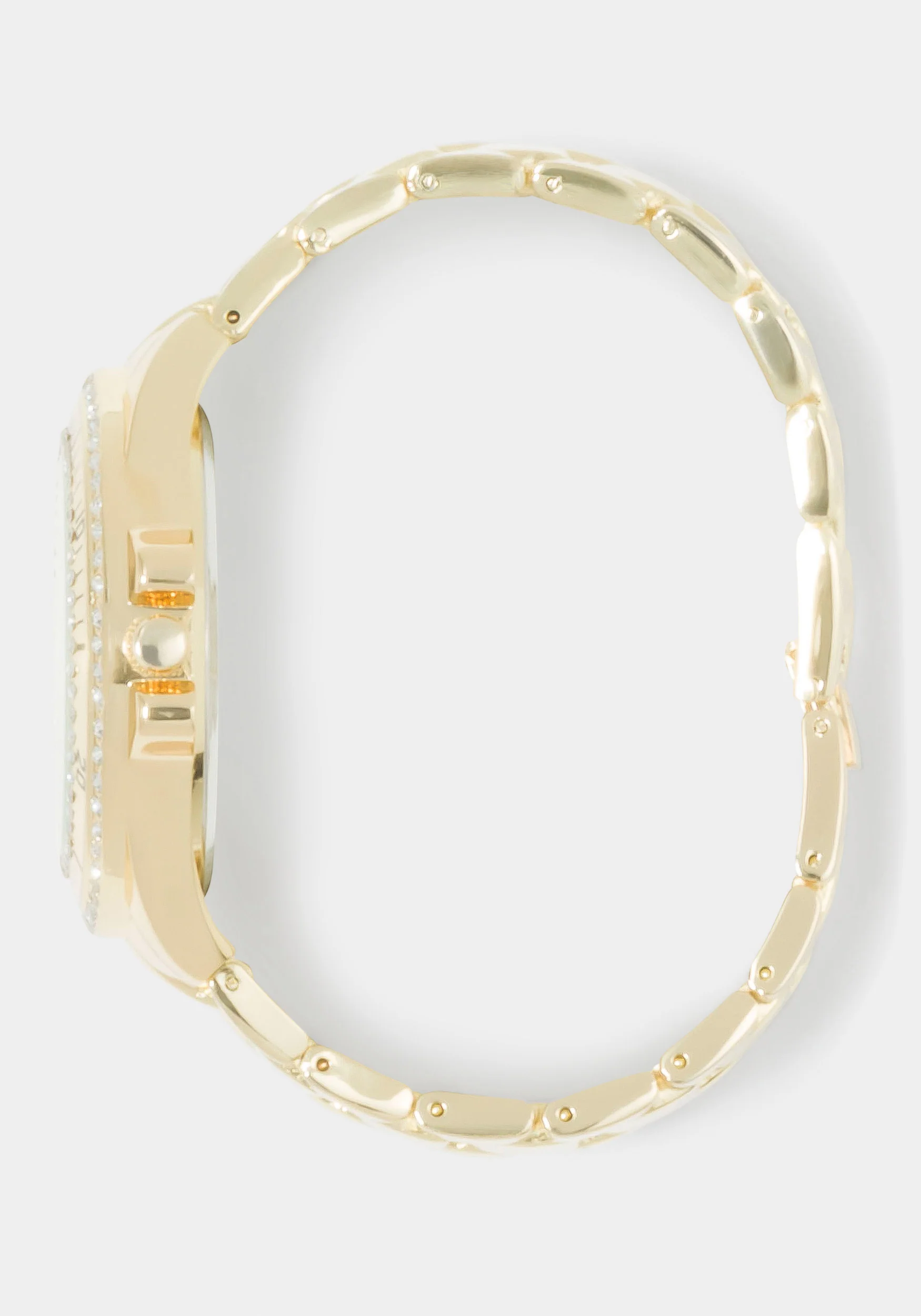 Link Bracelet Crystal Sport Bezel Watch - Image 3
