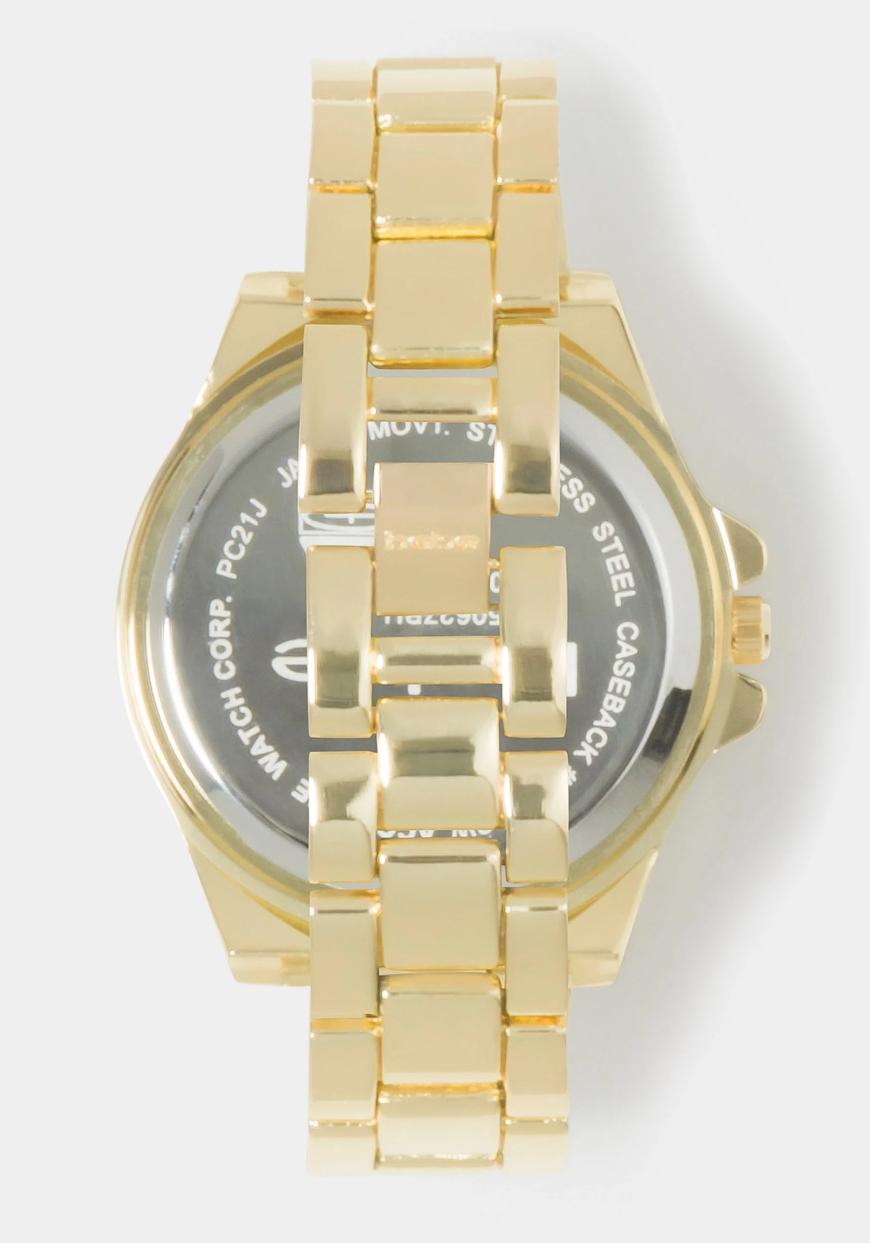 Link Bracelet Crystal Sport Bezel Watch - Image 4