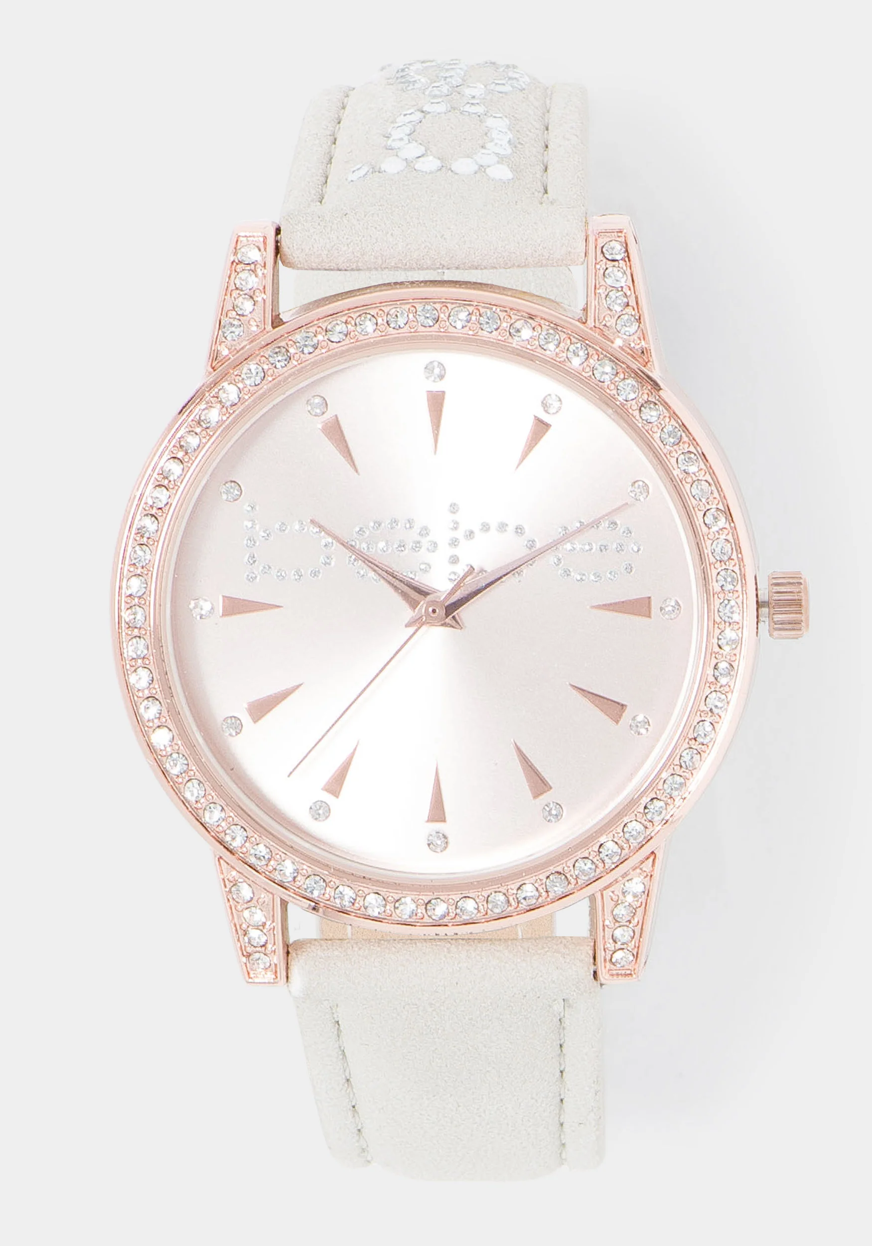Logo Strap Crystal Watch - Image 2