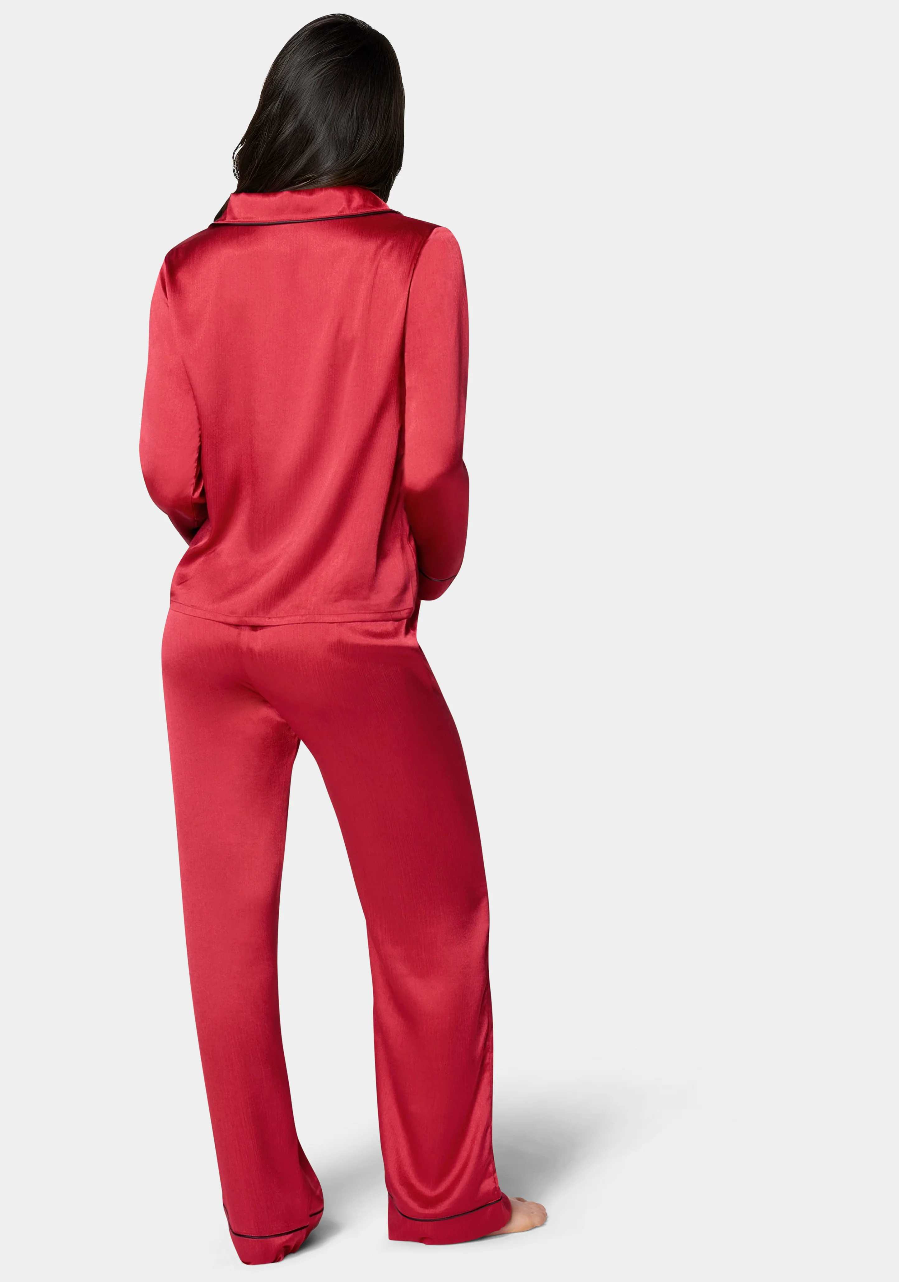 Luxury Textured Charmeuse Pajama Set - Image 3
