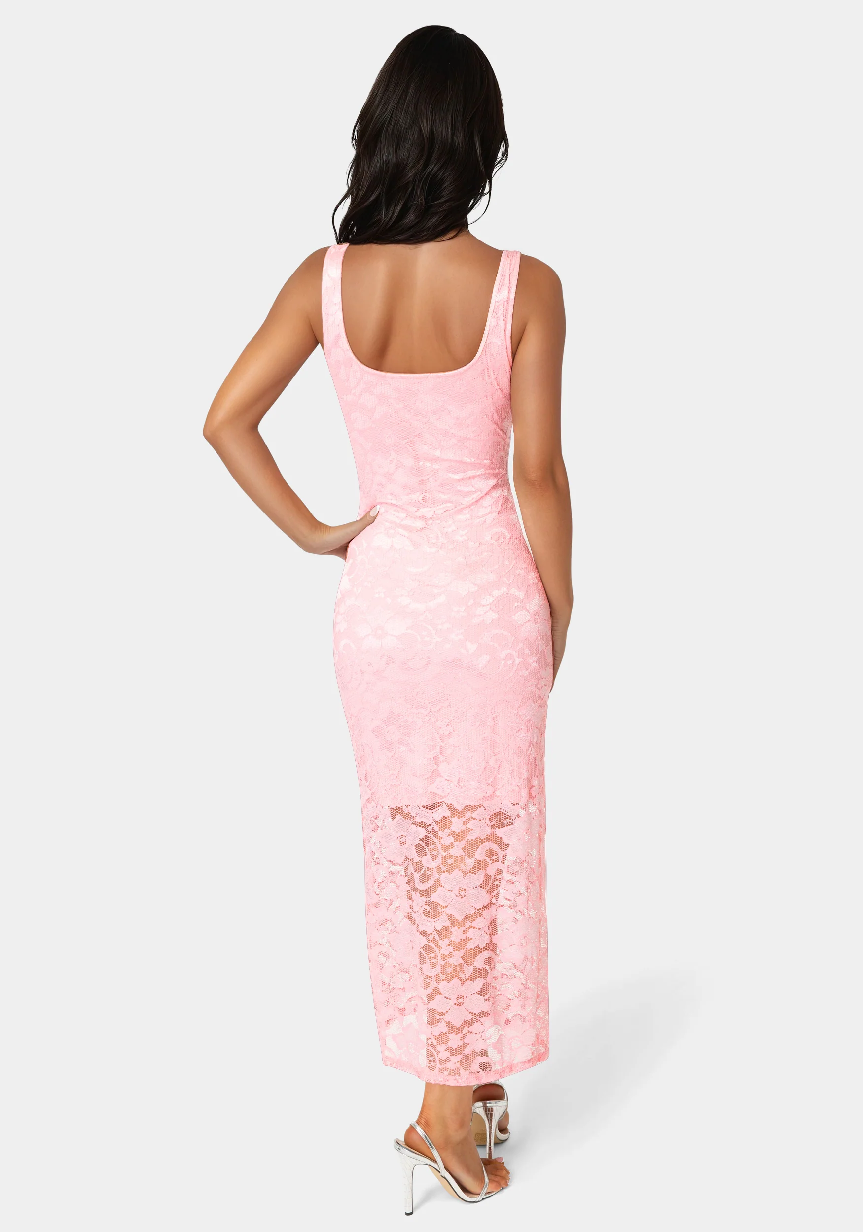 Marseille Lace Square Neck Tank Dress - Image 3