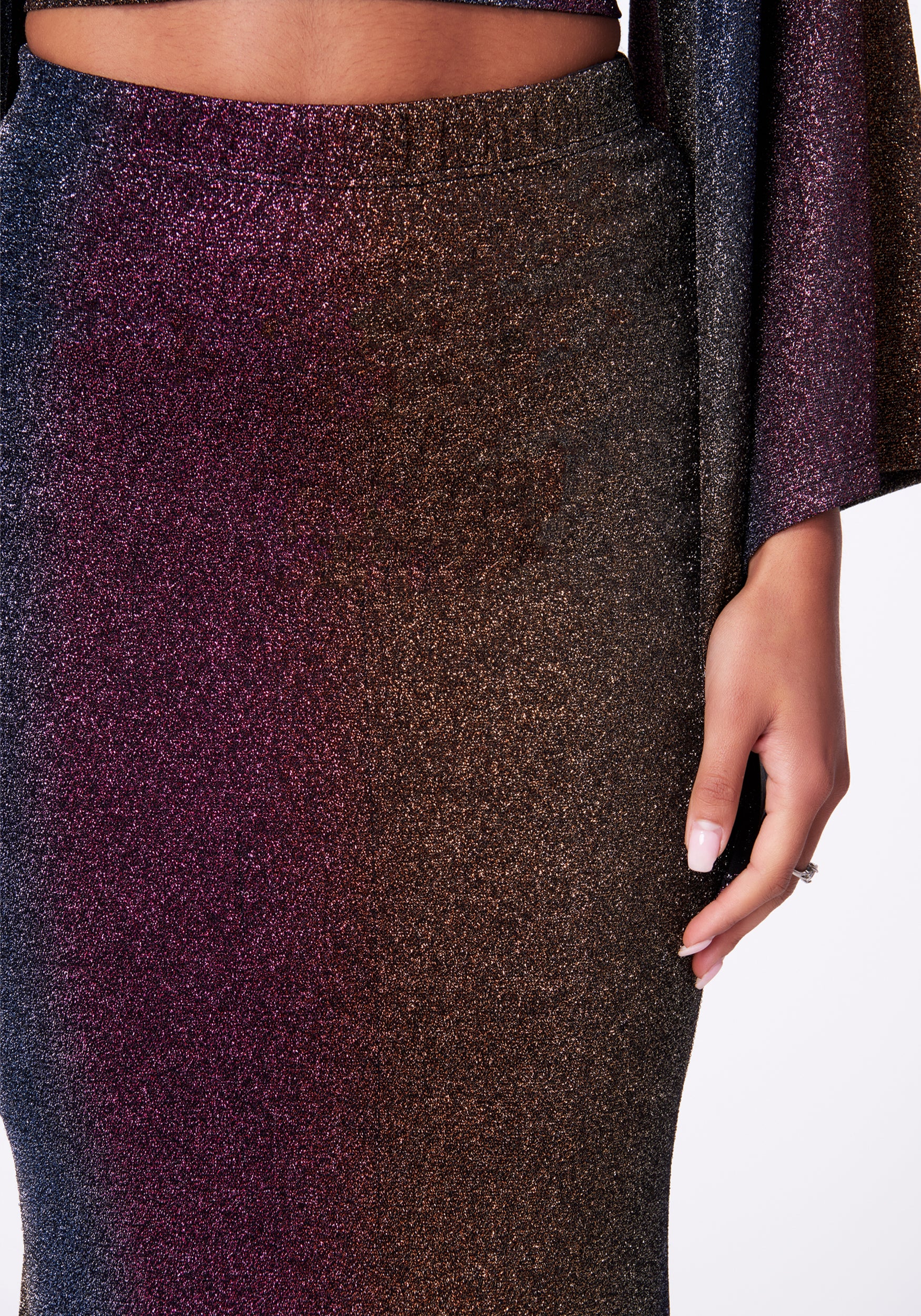 Mermaid Ombre Knit Skirt - Image 3