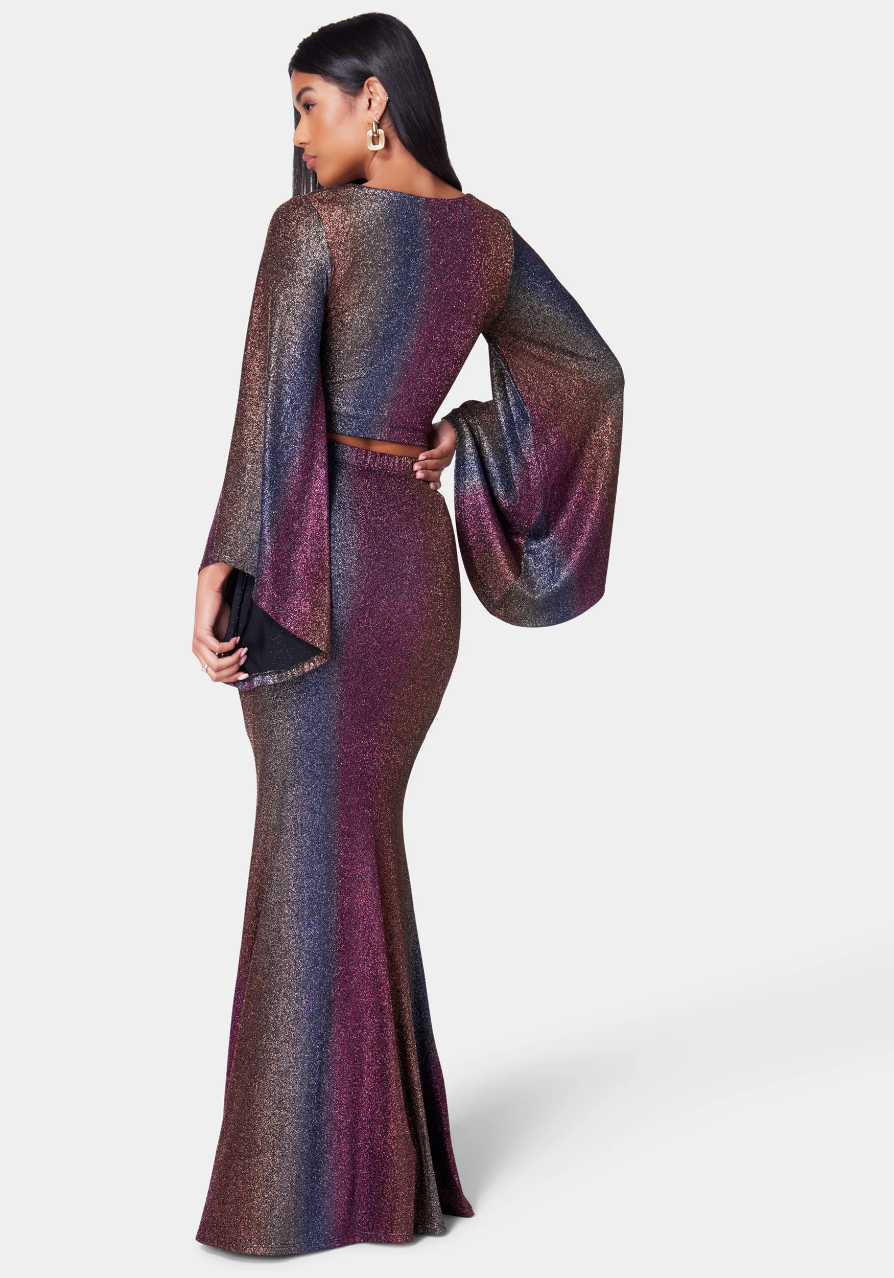 Mermaid Ombre Knit Skirt - Image 4