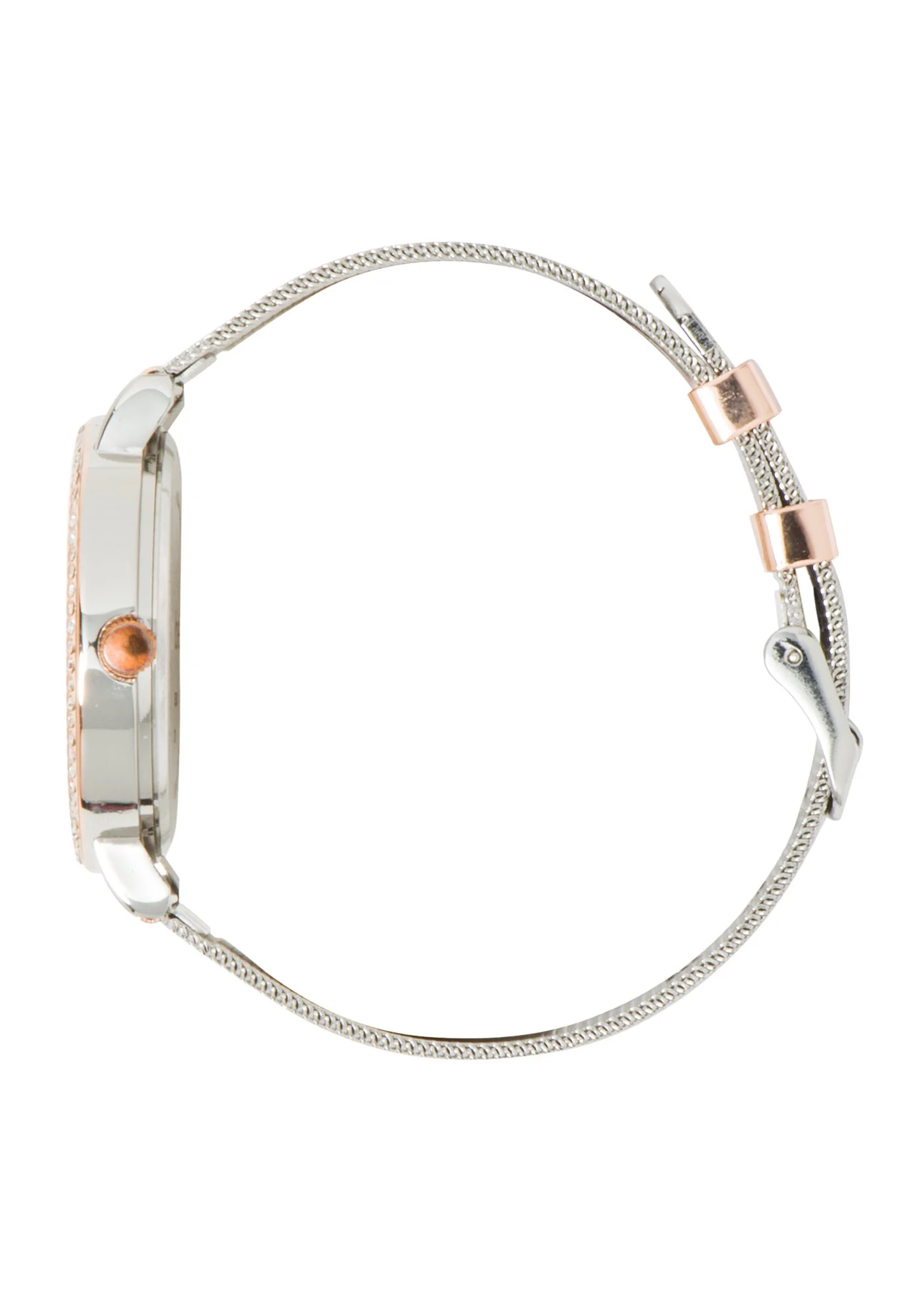Mesh Bracelet Crystal Watch - Image 2