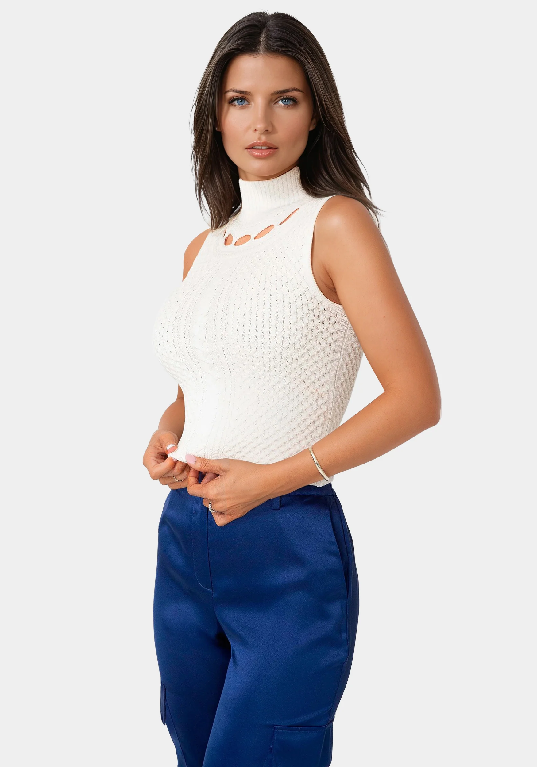 Cable Knit Tank Top - Image 3