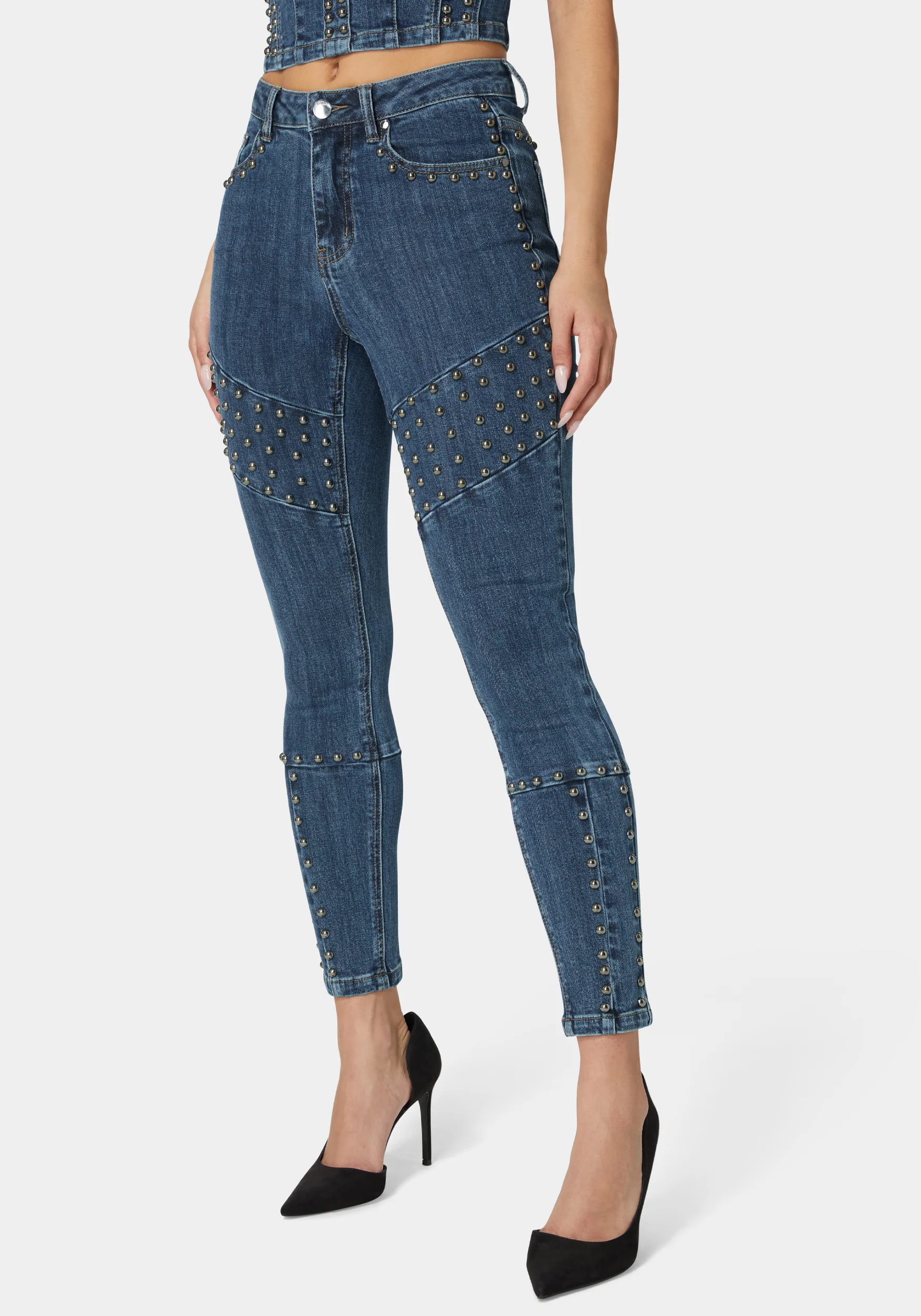 Natural Waist Skinny Leg Jeans - Image 2