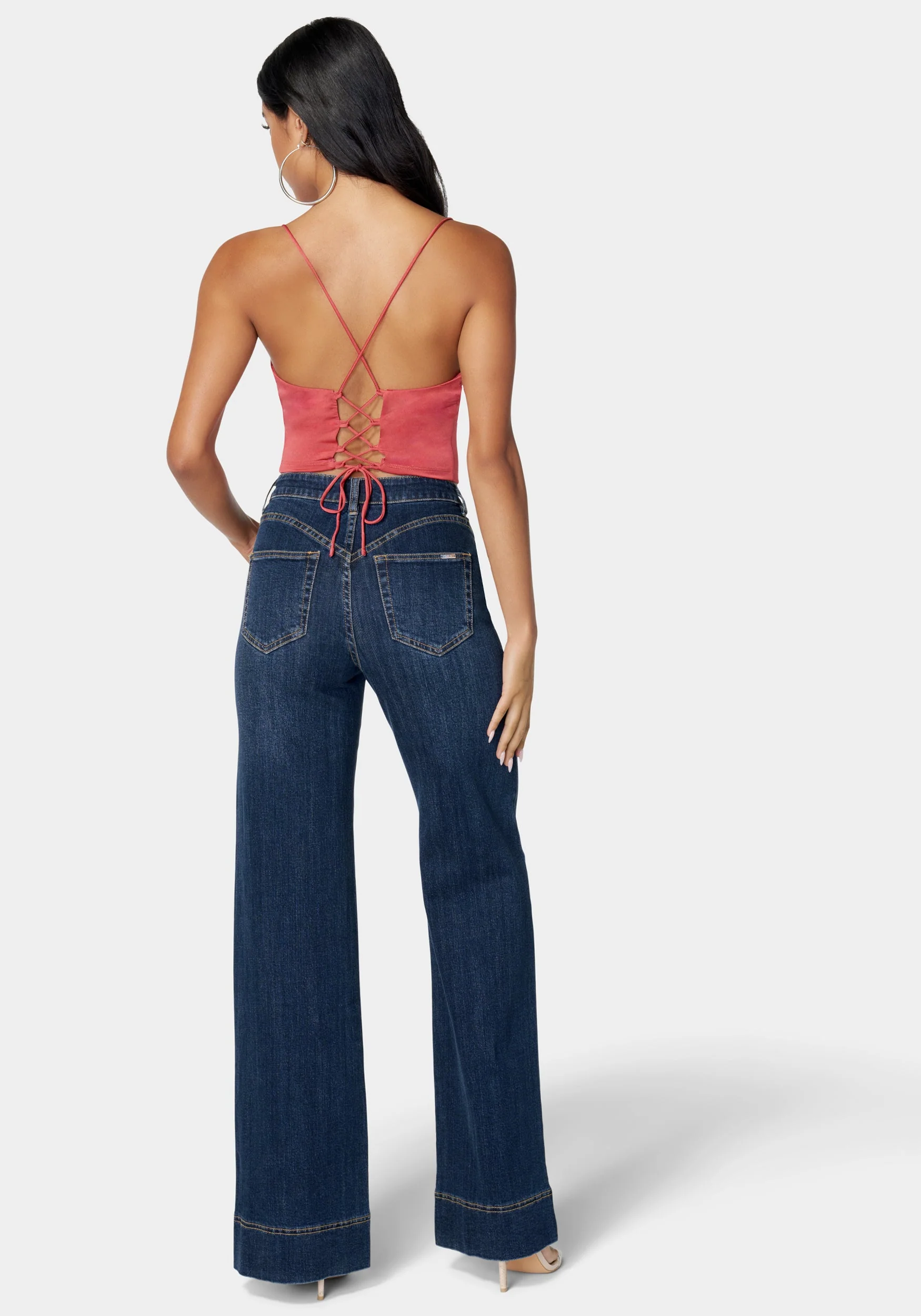 Natural Waist Wide Leg Jean - Image 2