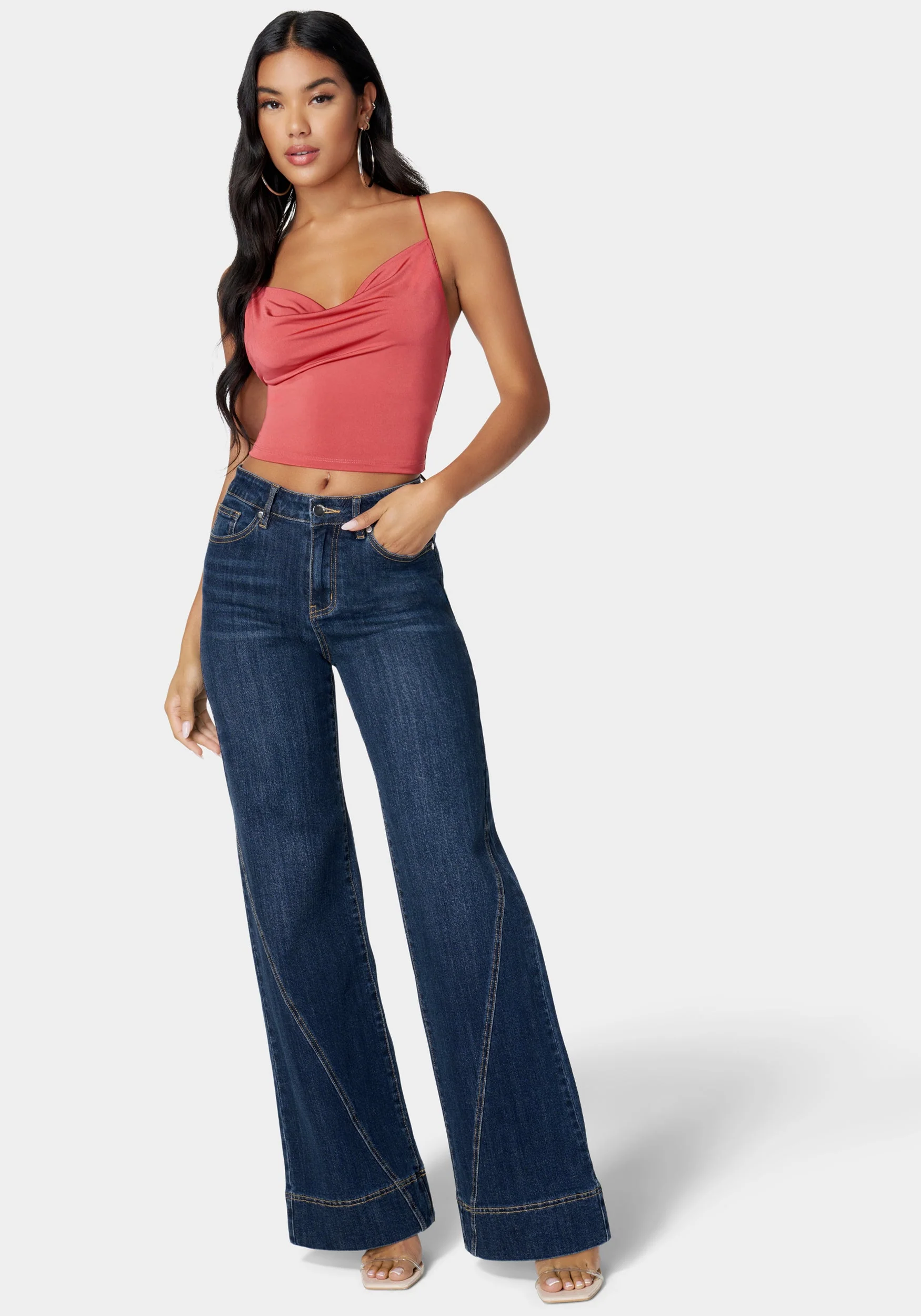 Natural Waist Wide Leg Jean - Image 3