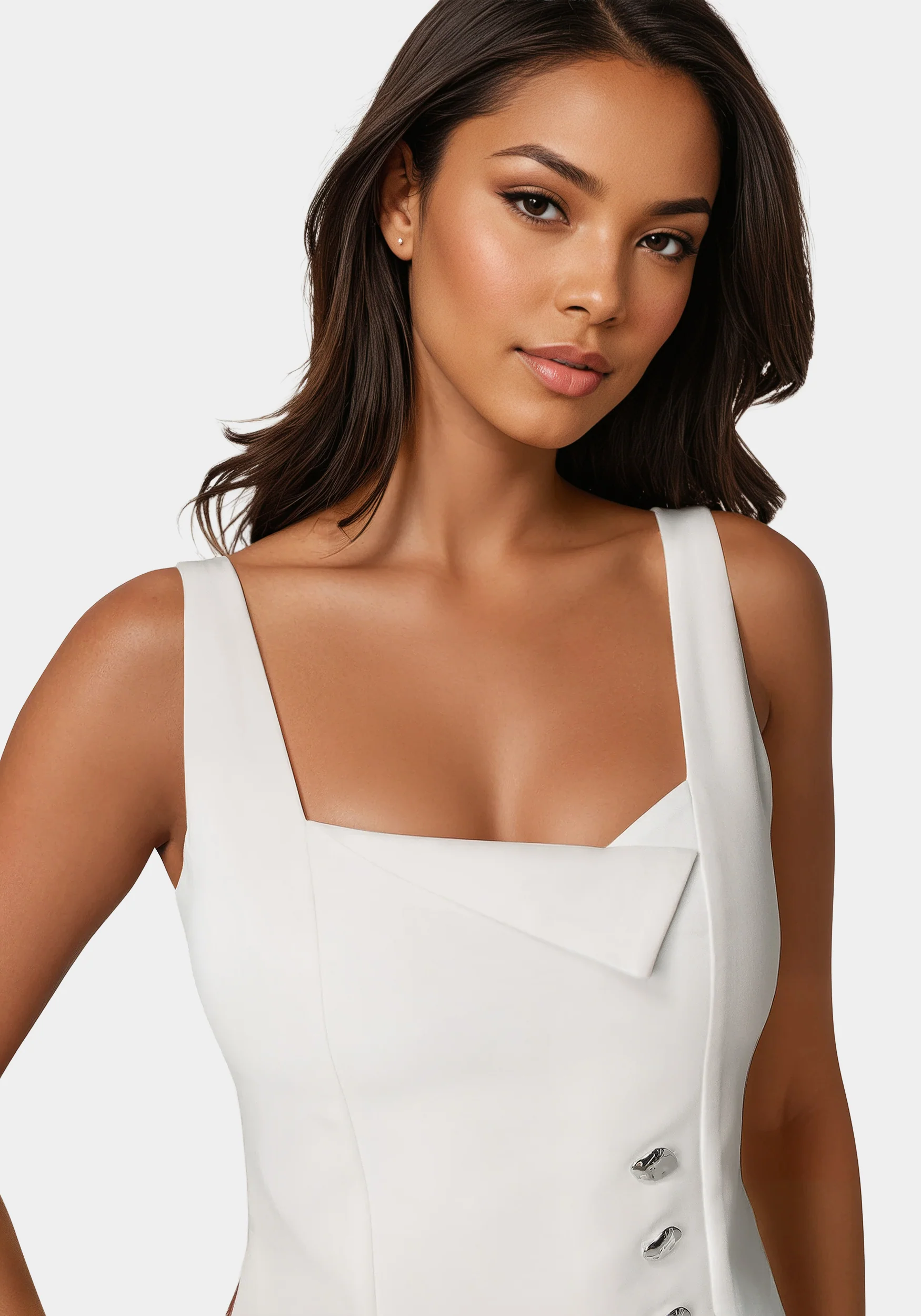 Neck Flap Fitted Vest - Image 3