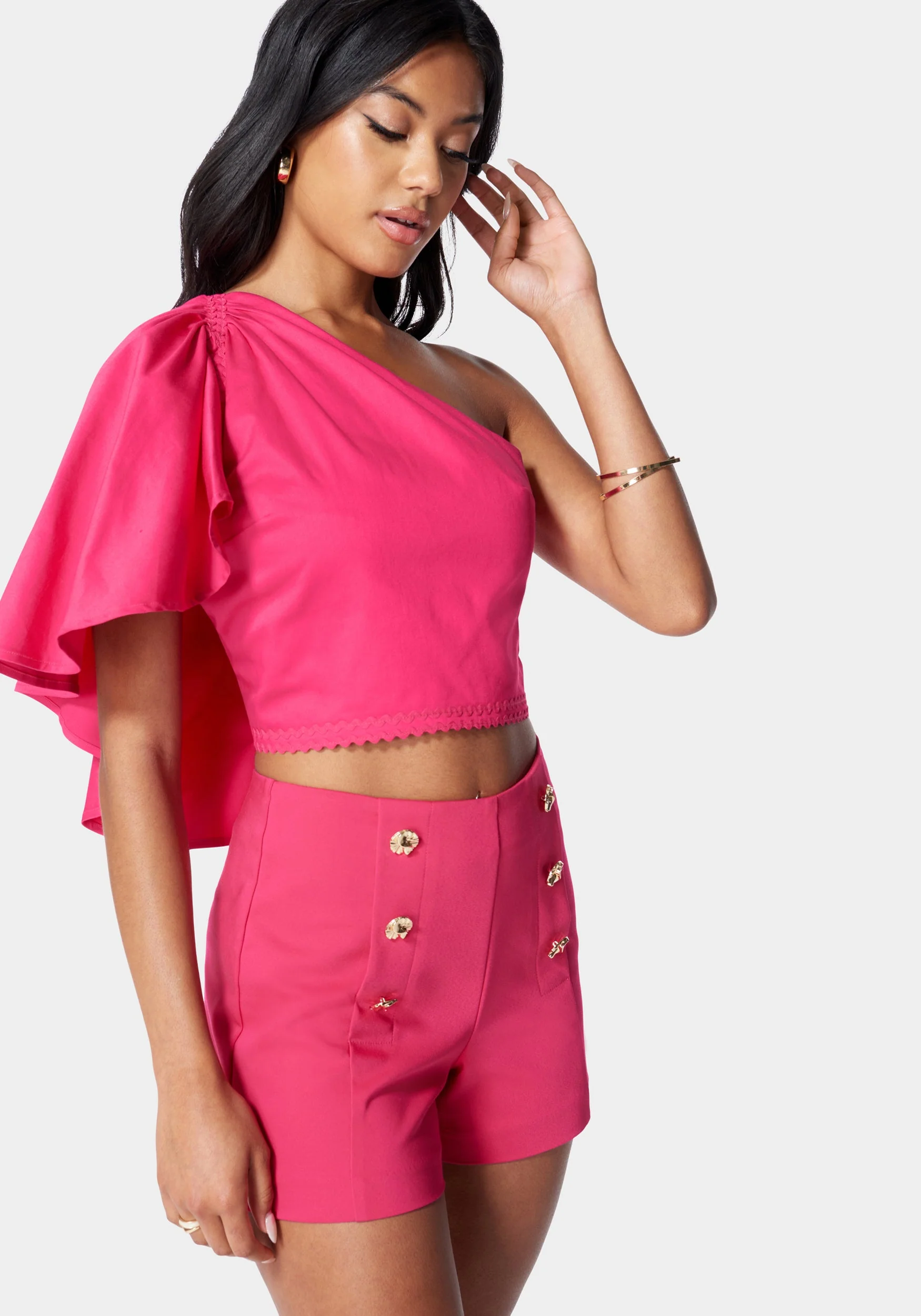 Off Shoulder Flared Sleeve Top - Image 2