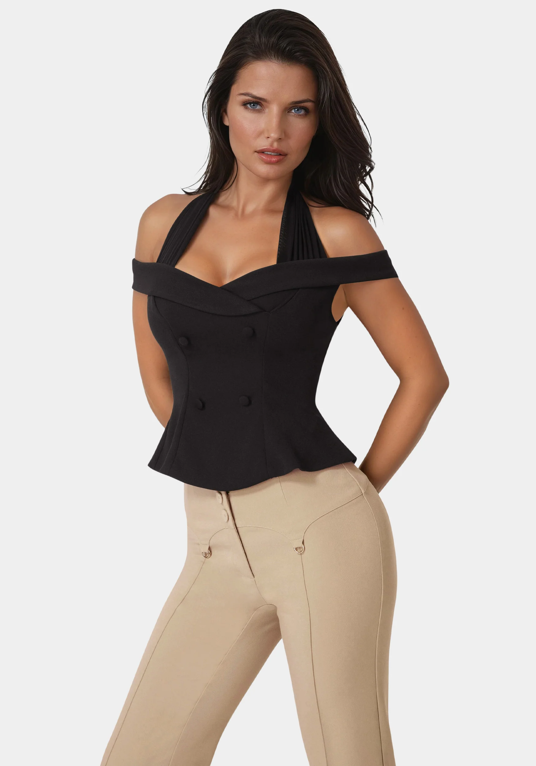 Off Shoulder Halter Top - Image 3