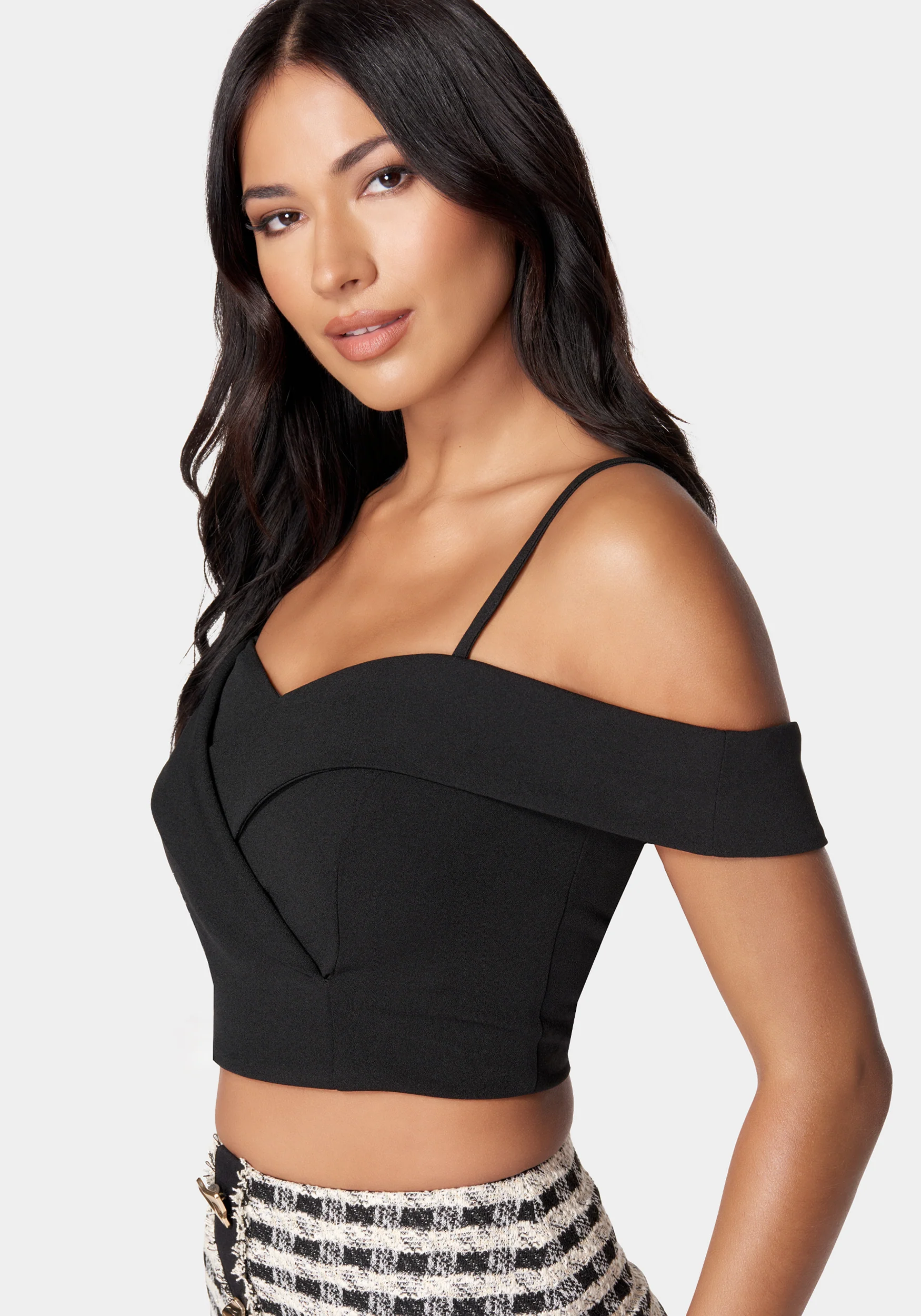 Off-Shoulder Knit Top - Image 2