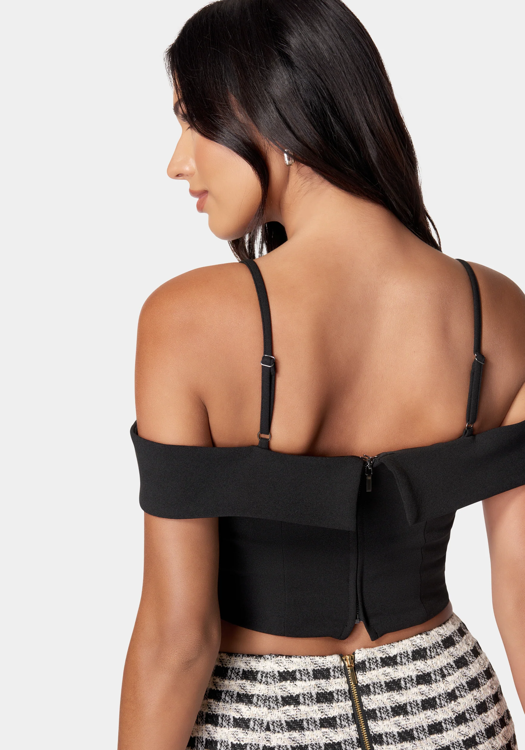 Off-Shoulder Knit Top - Image 3