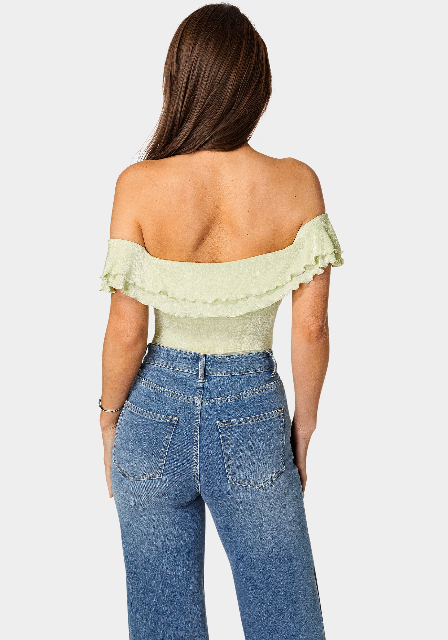 Off Shoulder Twisted Front Top - Image 3