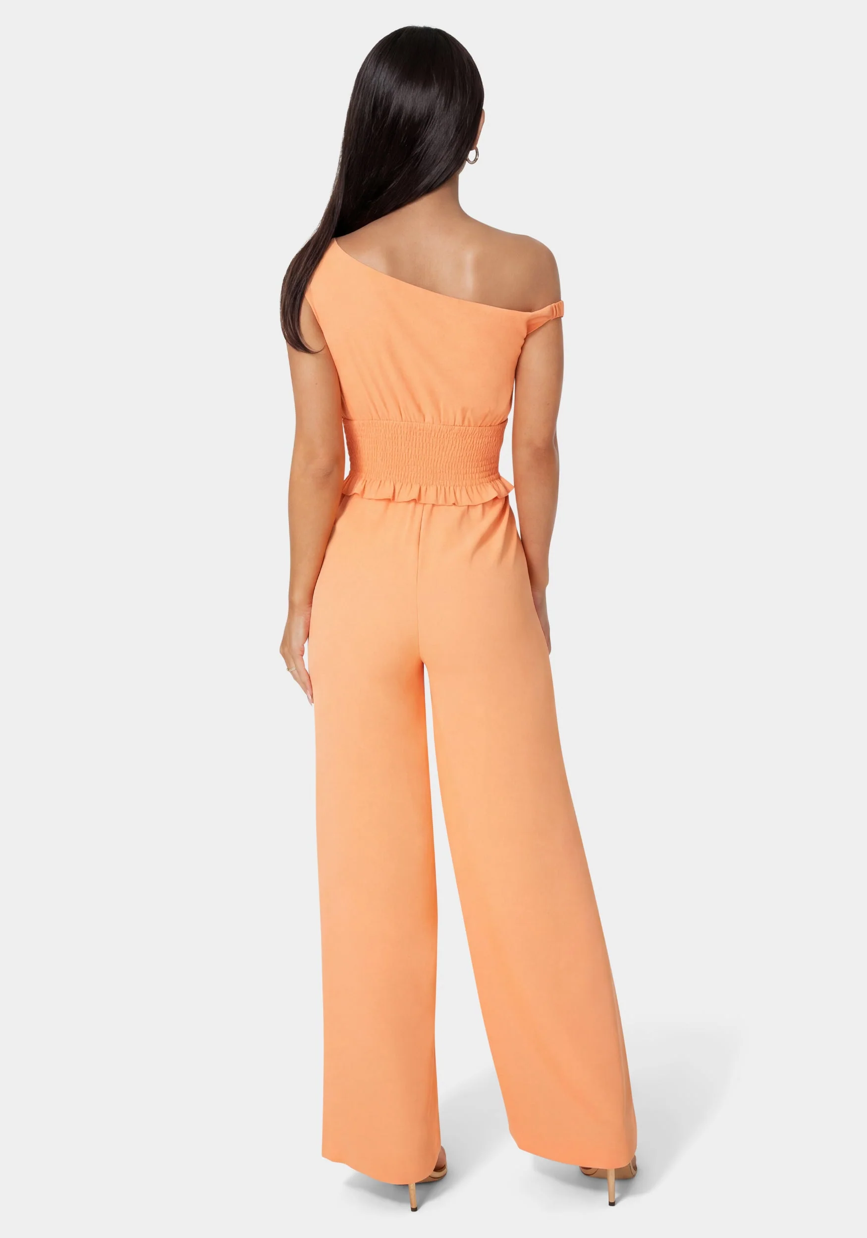 Off Shoulder Wide Leg Jumpsuit - Image 3