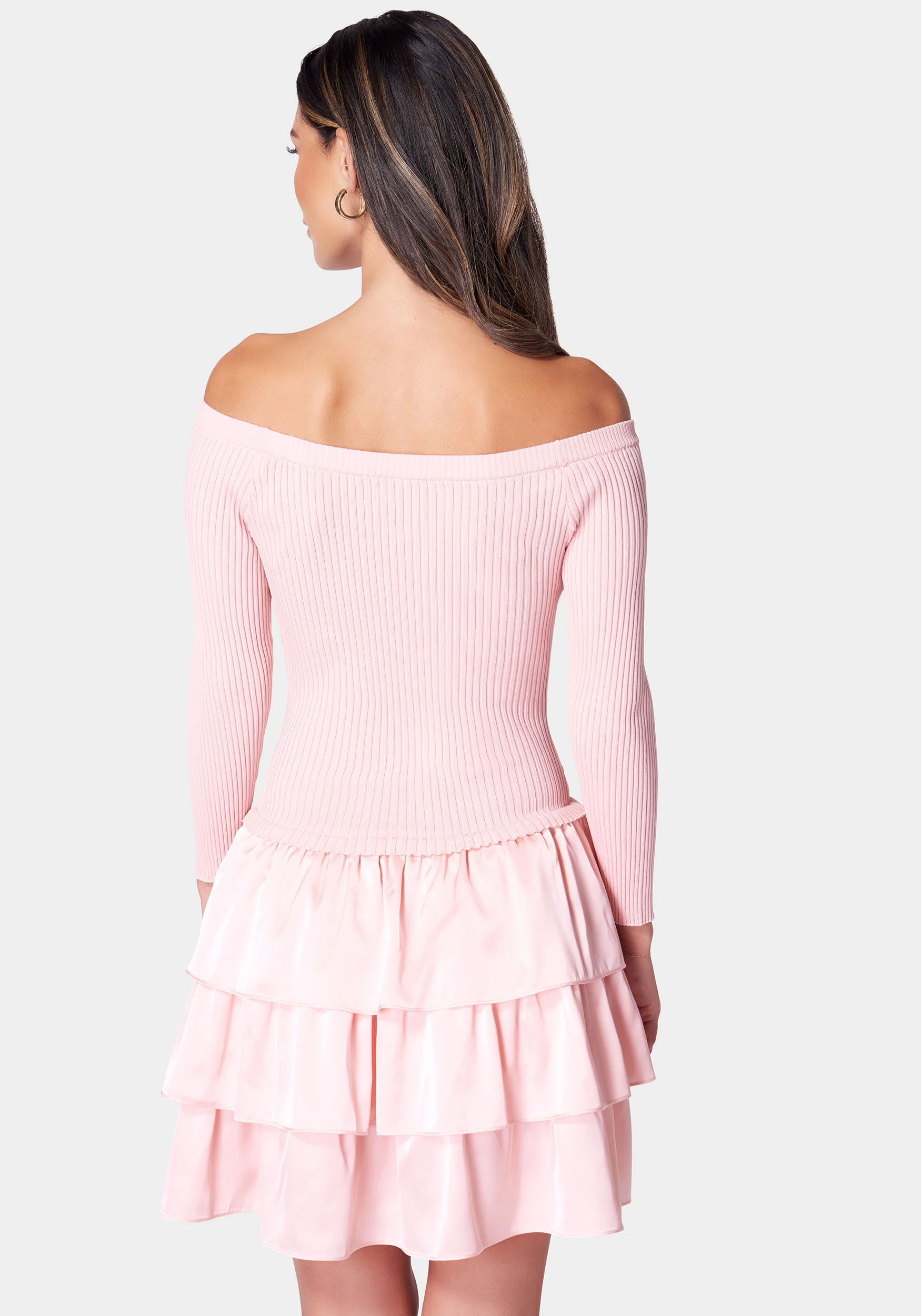 Off The Shoulder Tiered Dress - Image 3